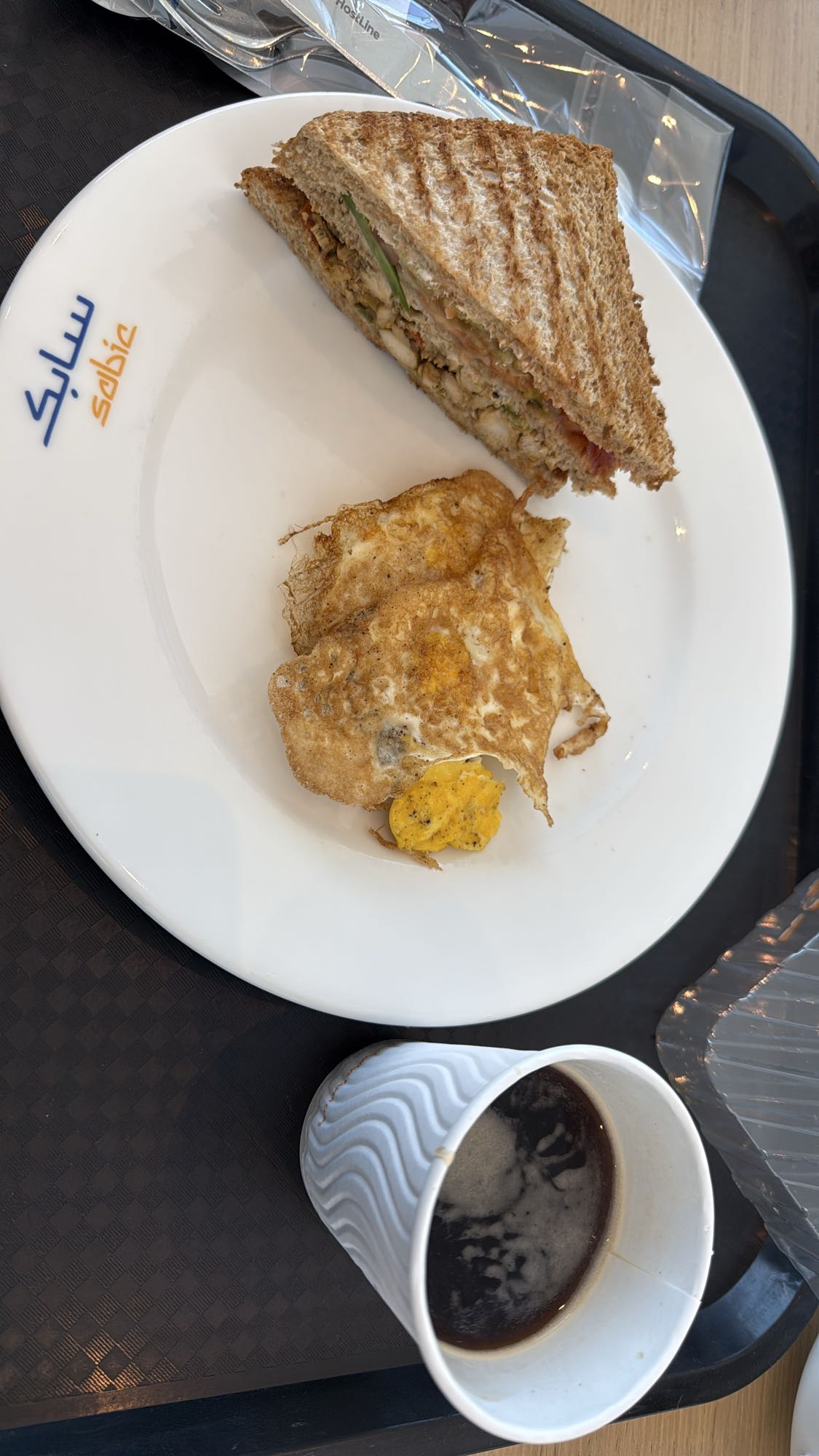 Chicken Sandwich & Egg Plate