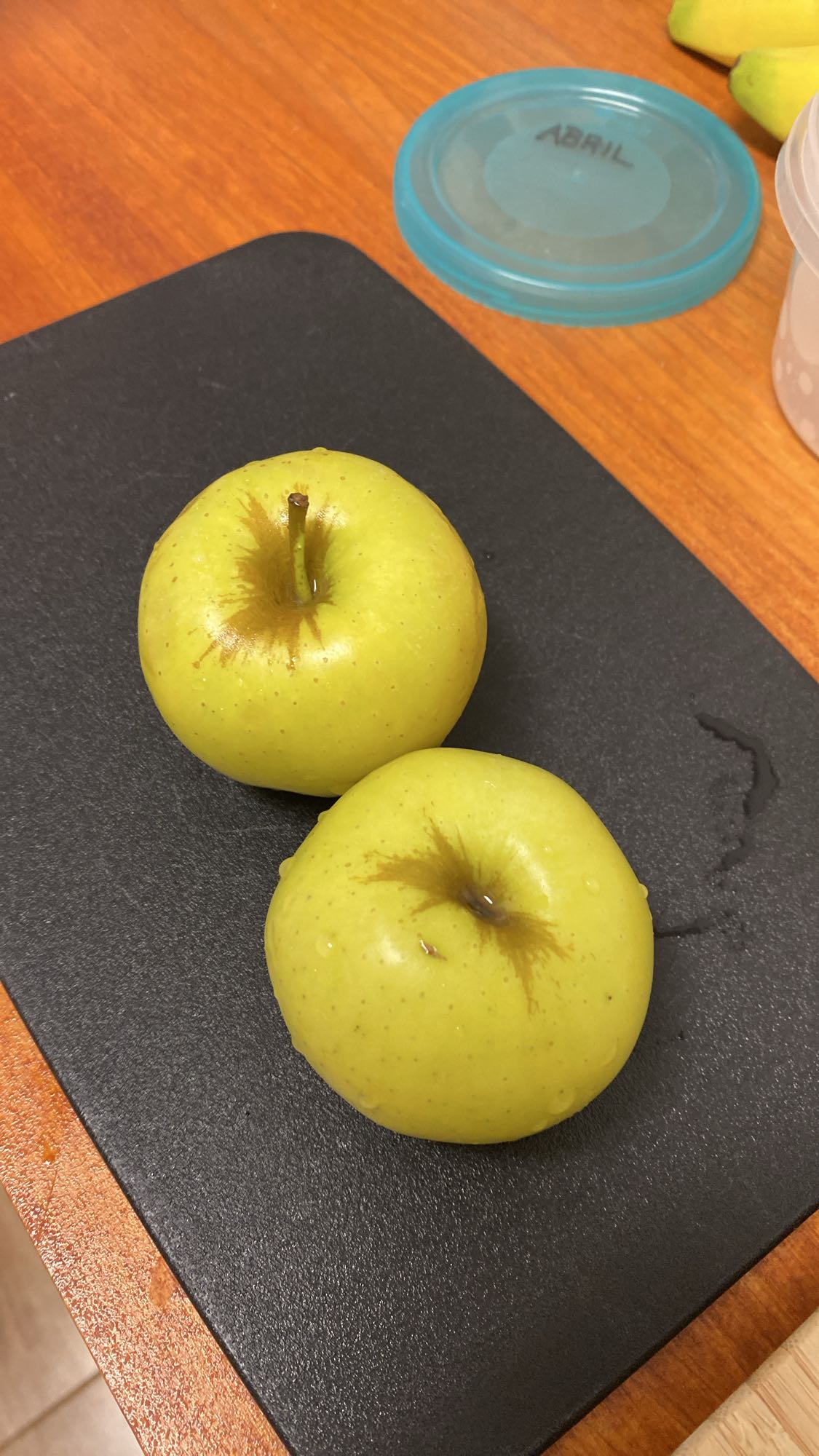 Pomes verdes fresques