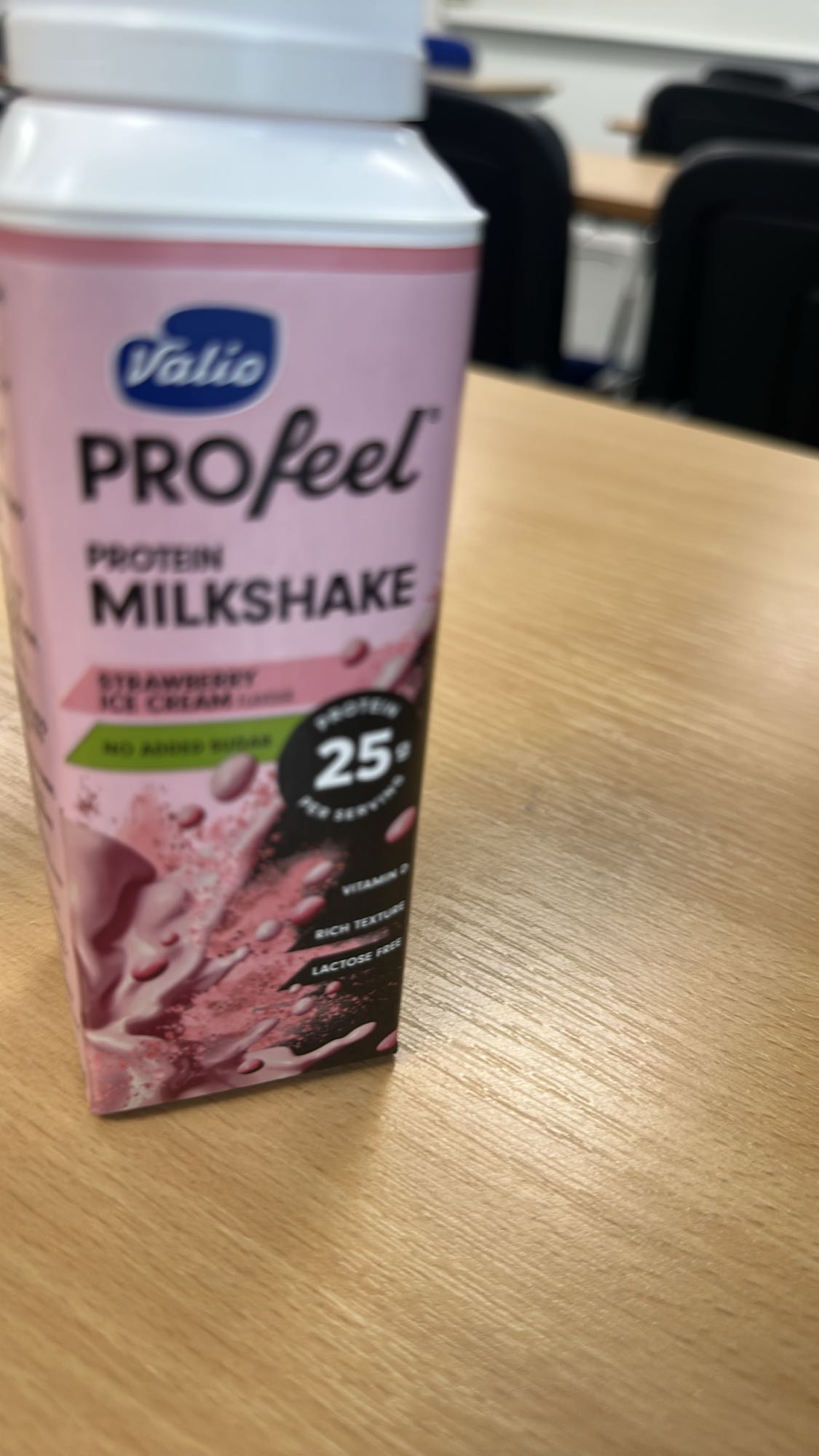 Jordgubb proteinmilkshake