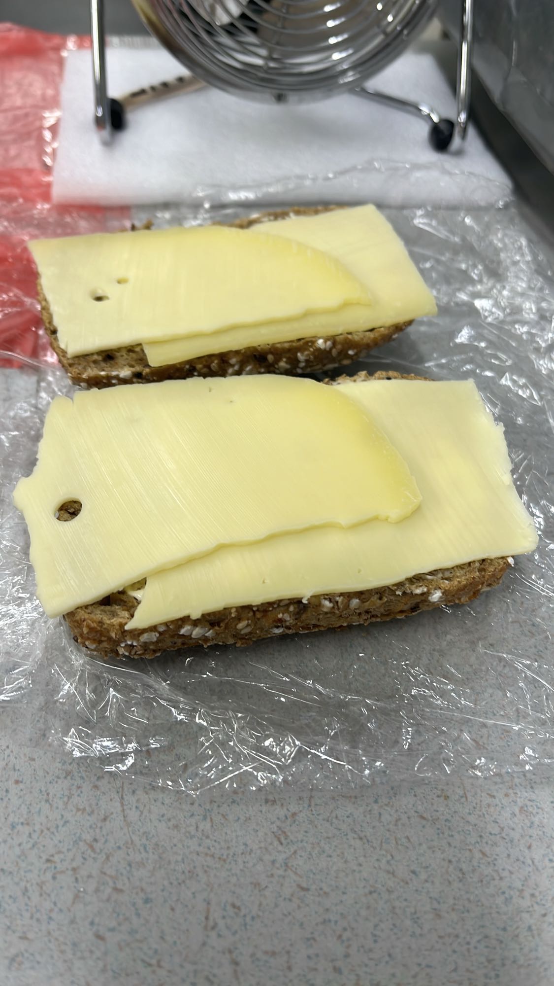 Kaas op volkorenbrood