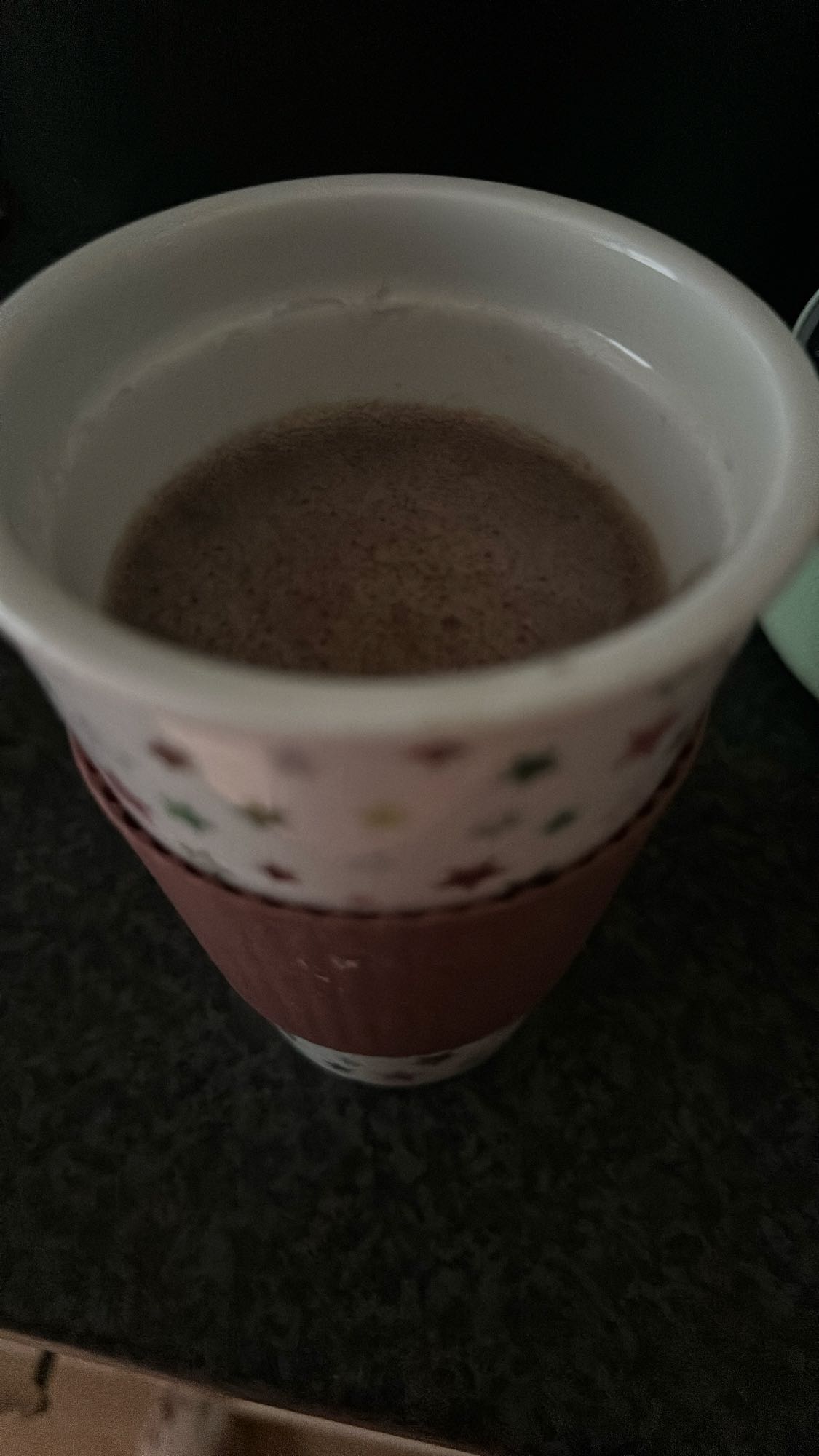 Tasse heiße Schokolade