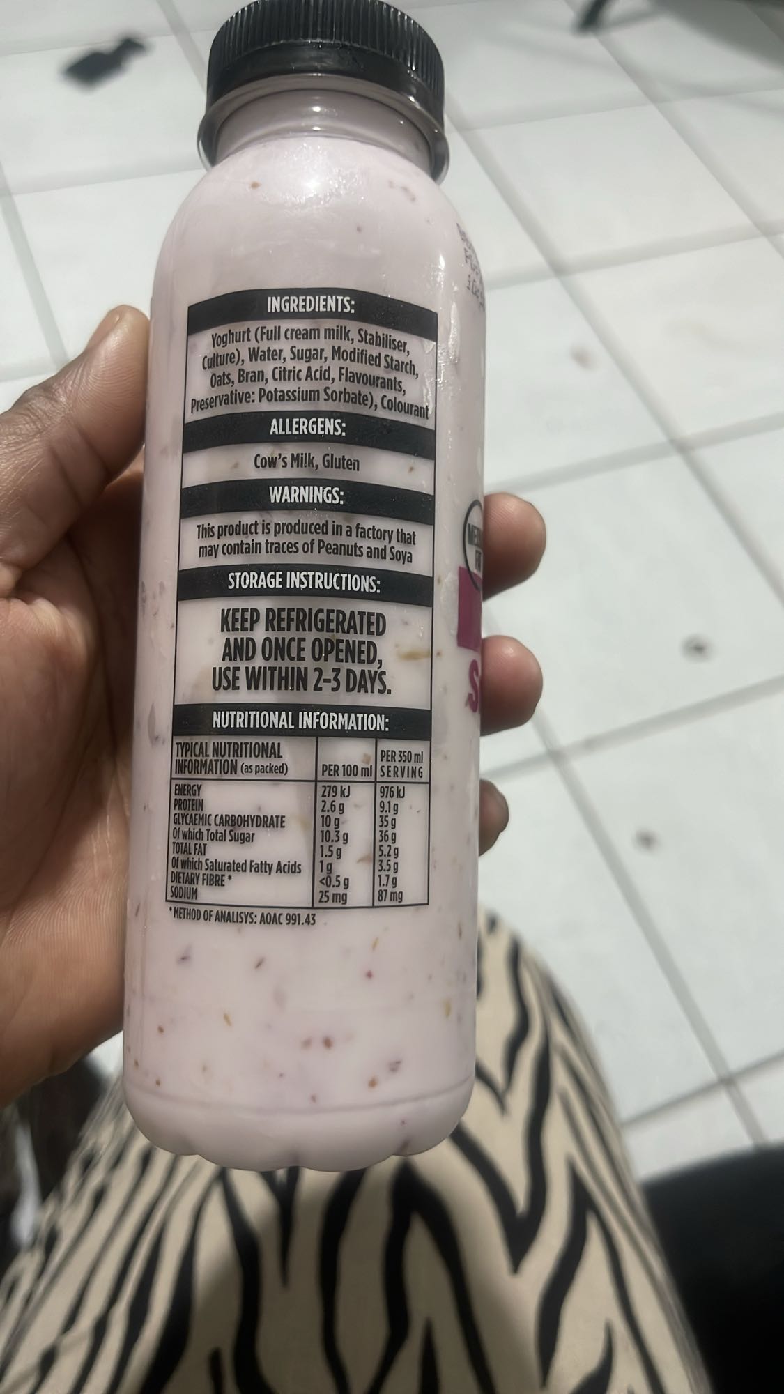 Strawberry Yoghurt Drink