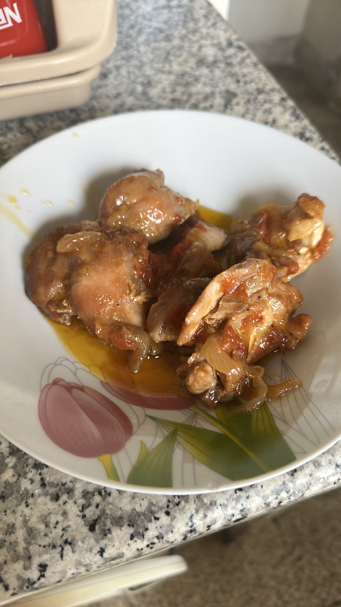 braised chicken thighs