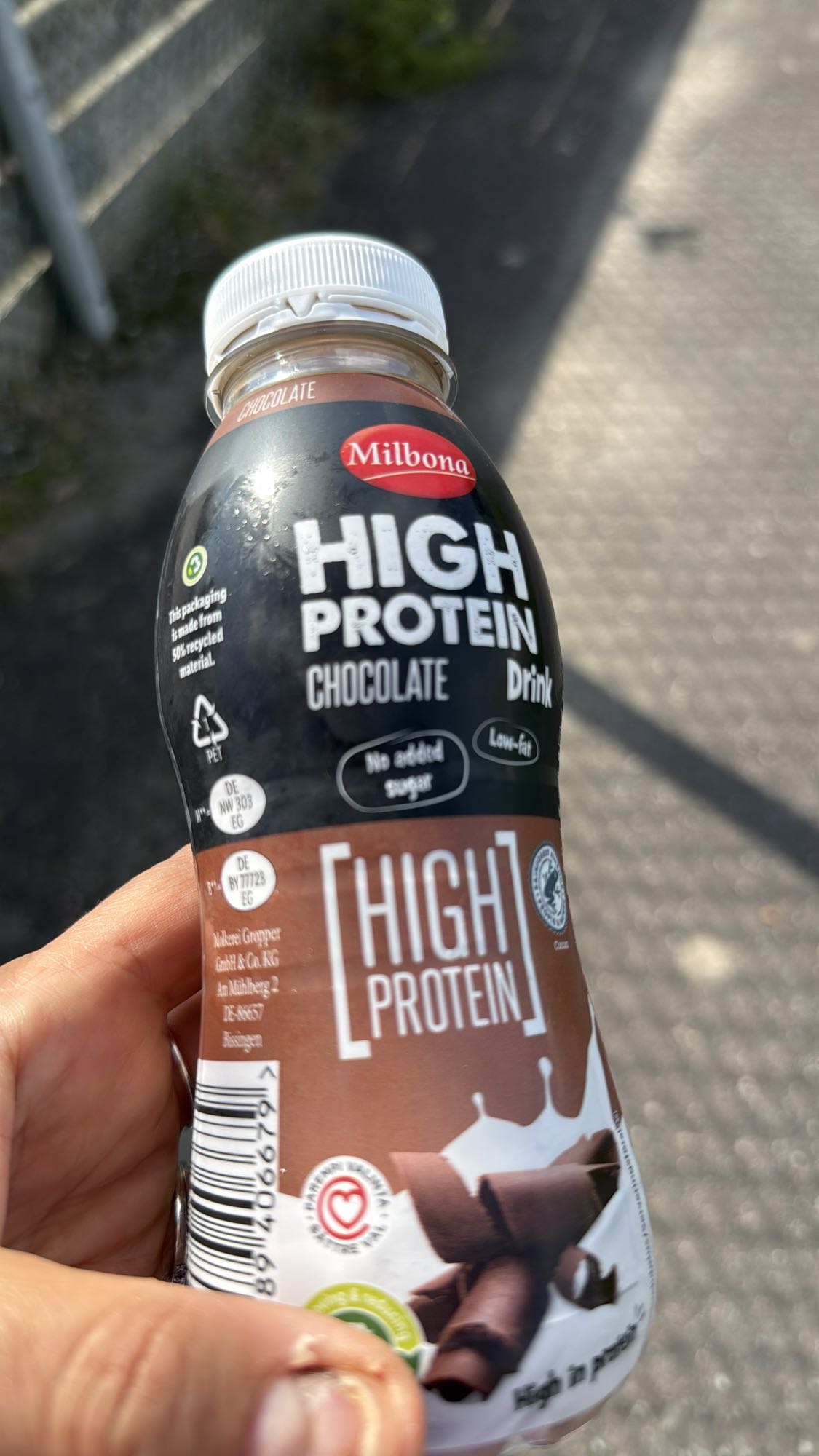 Proteindryck choklad