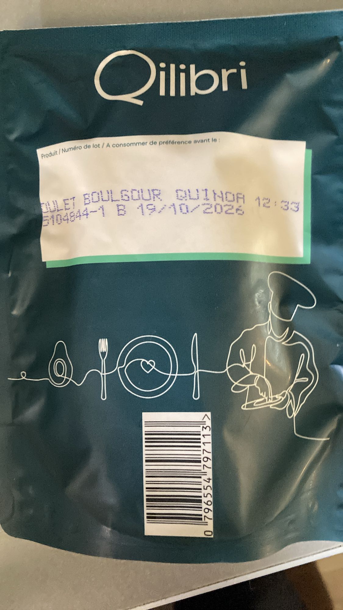 Poulet boulgour quinoa