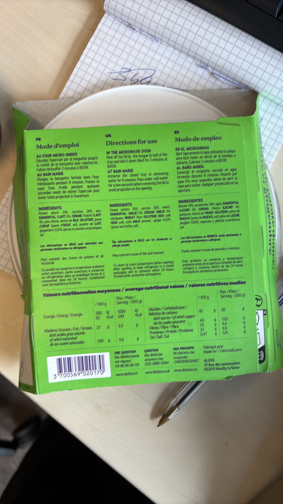 Gratin pommes de terre