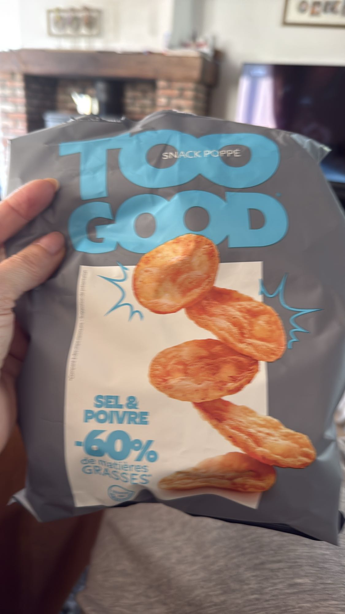 Gezouten popchips