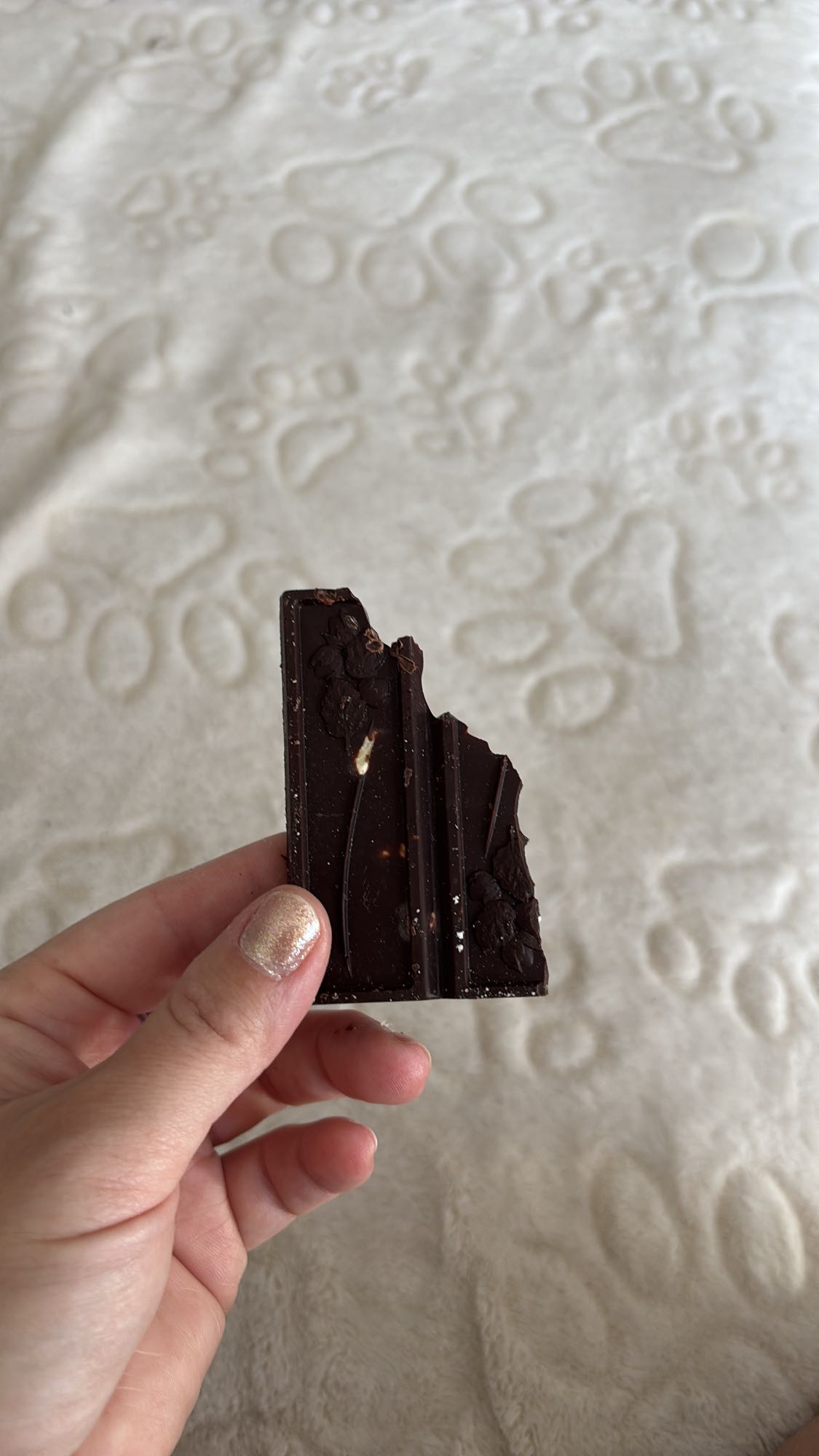 Kawałek gorzkiej czekolady