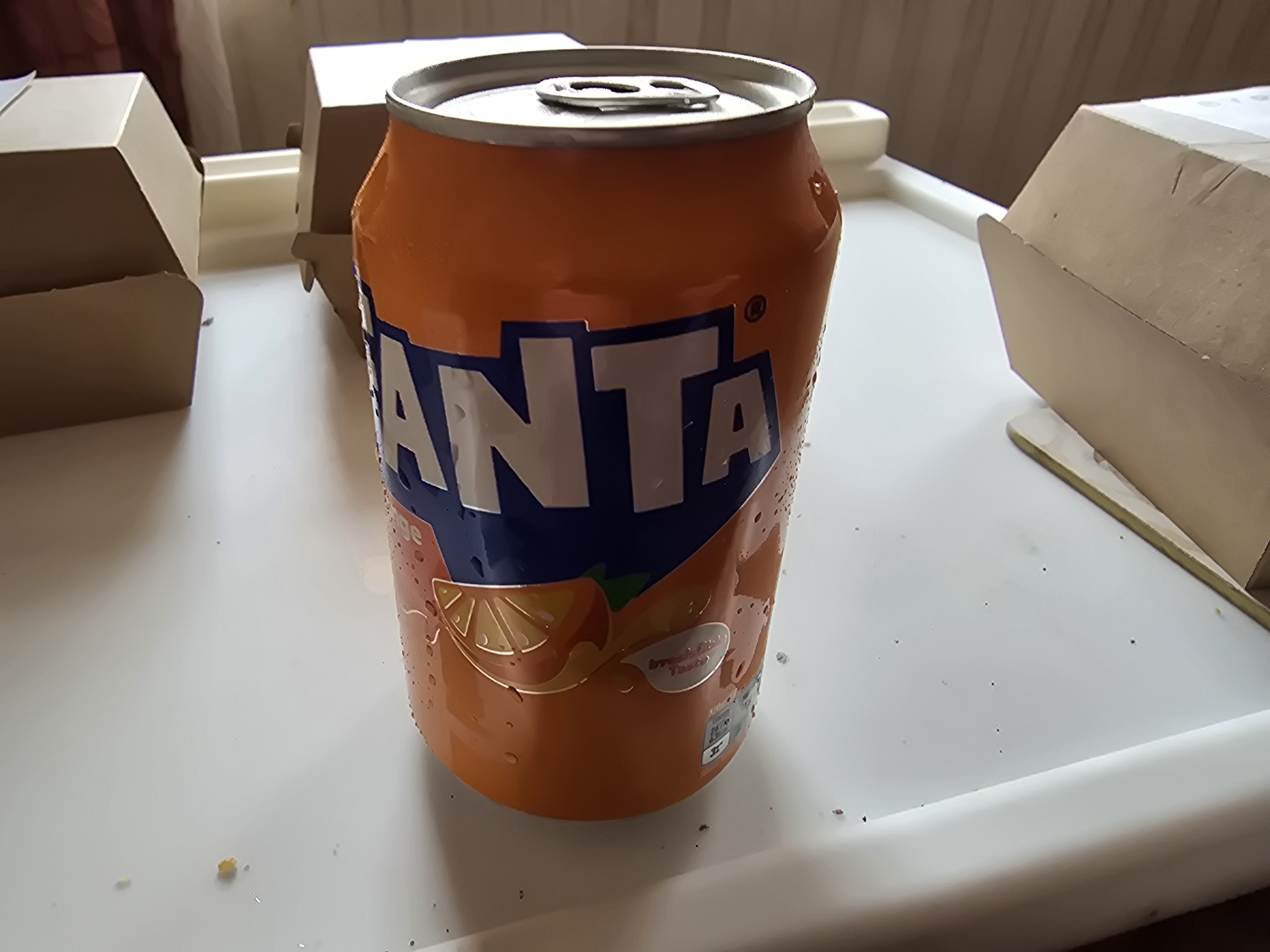 Orange Fanta Drink