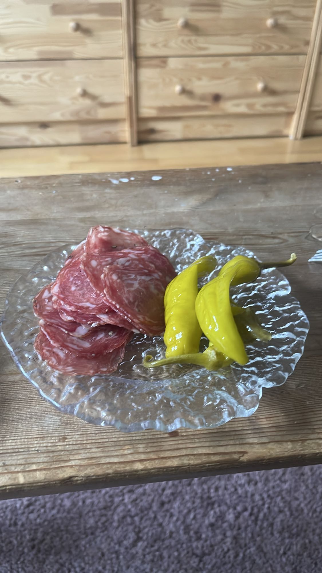 Salami och pepperoni