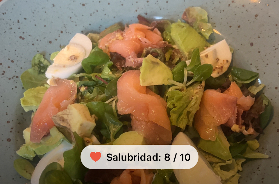 Ensalada con salmón