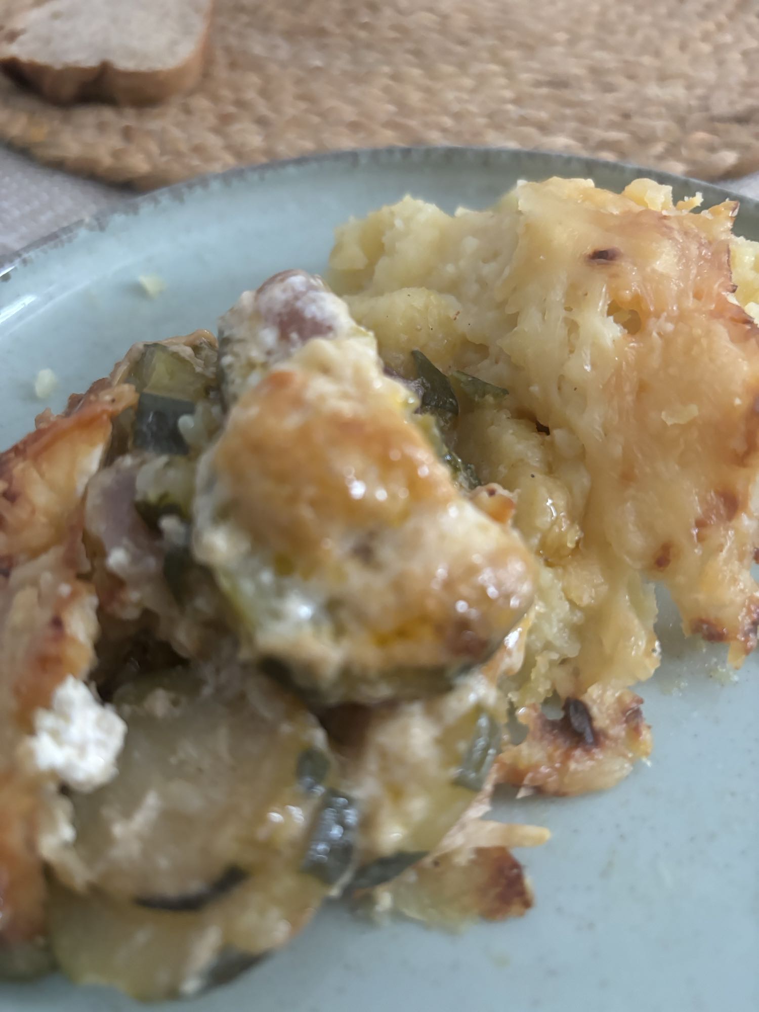 Gratin de courgettes et pommes de terre