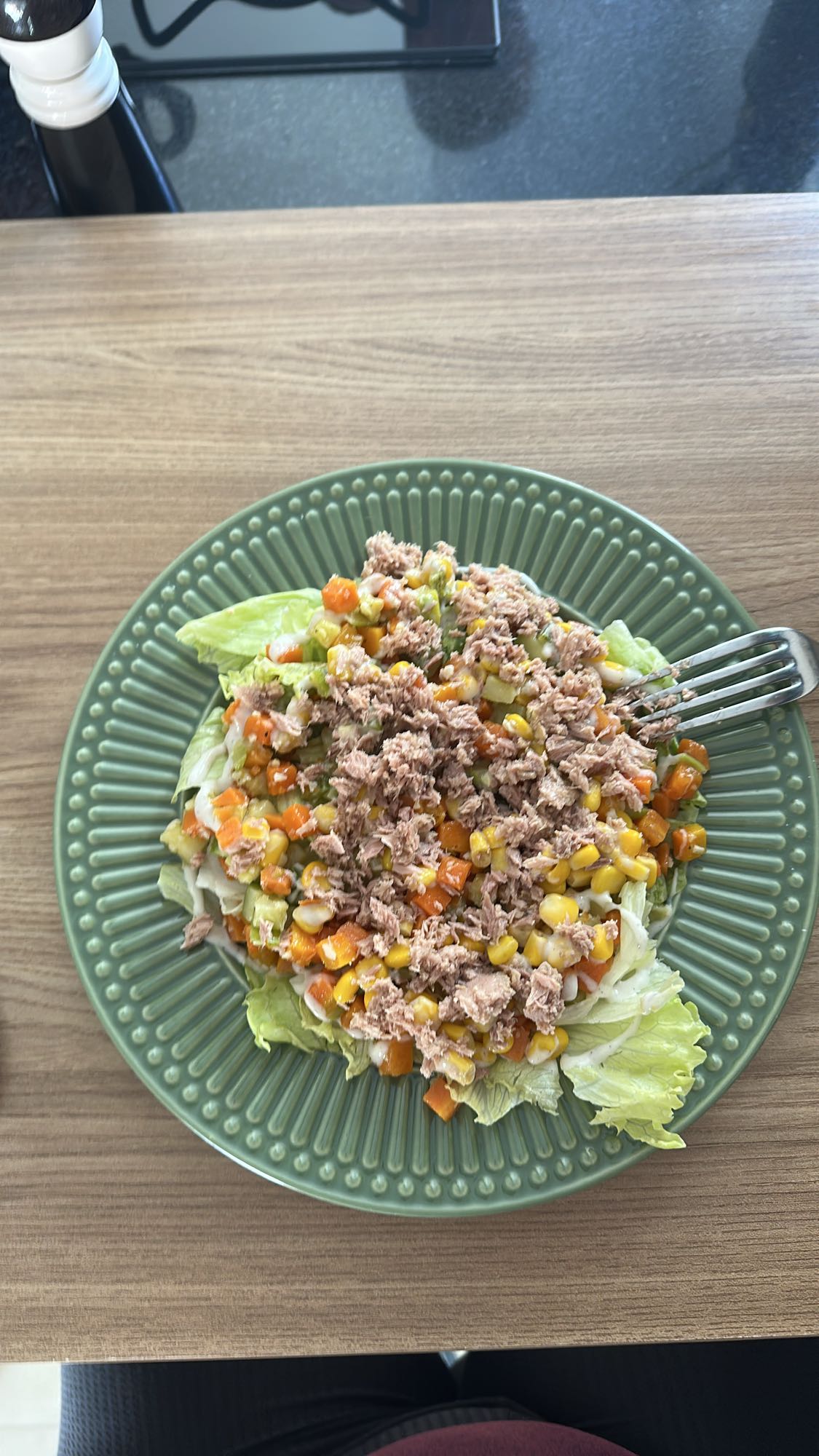 Salada com atum