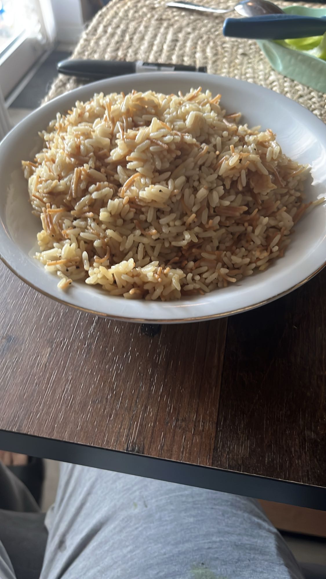 Pilav mit Fadennudeln