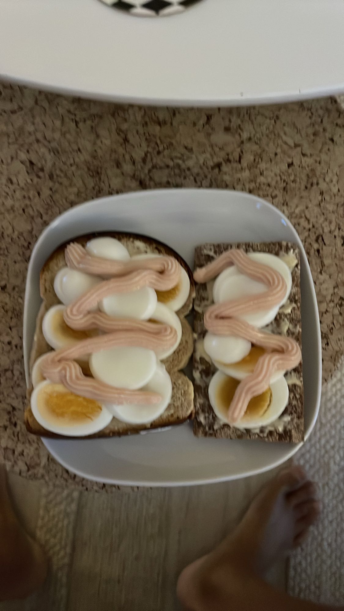 Äggmackor med kaviar