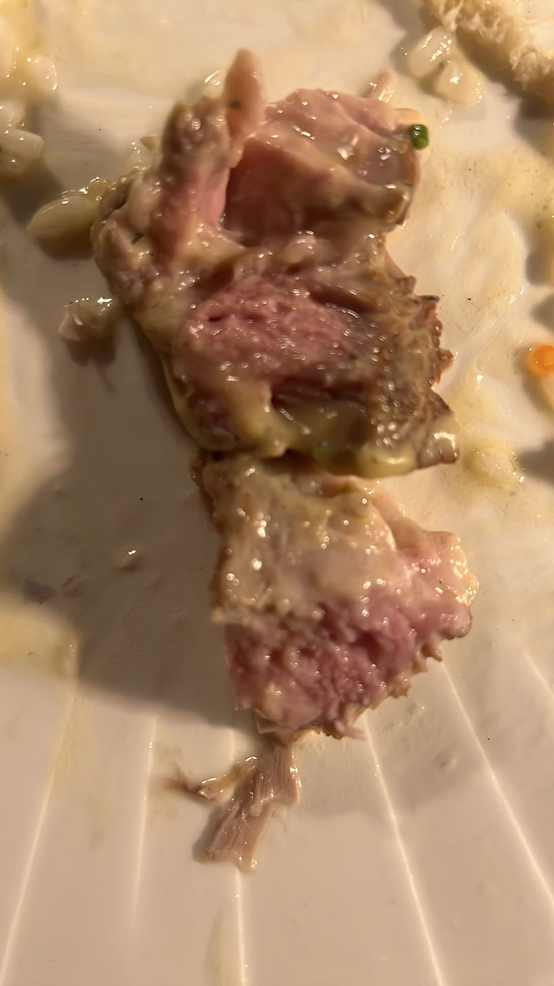 filete con salsa cremosa