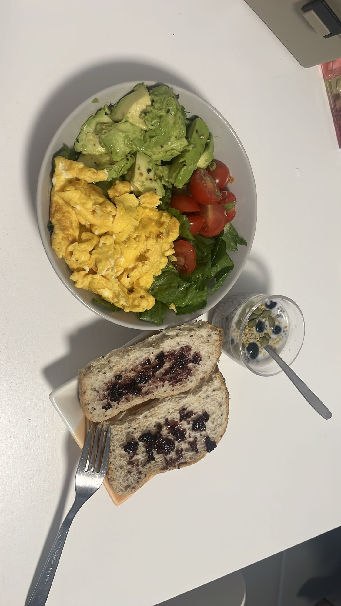 Avocado Egg Toast Bowl
