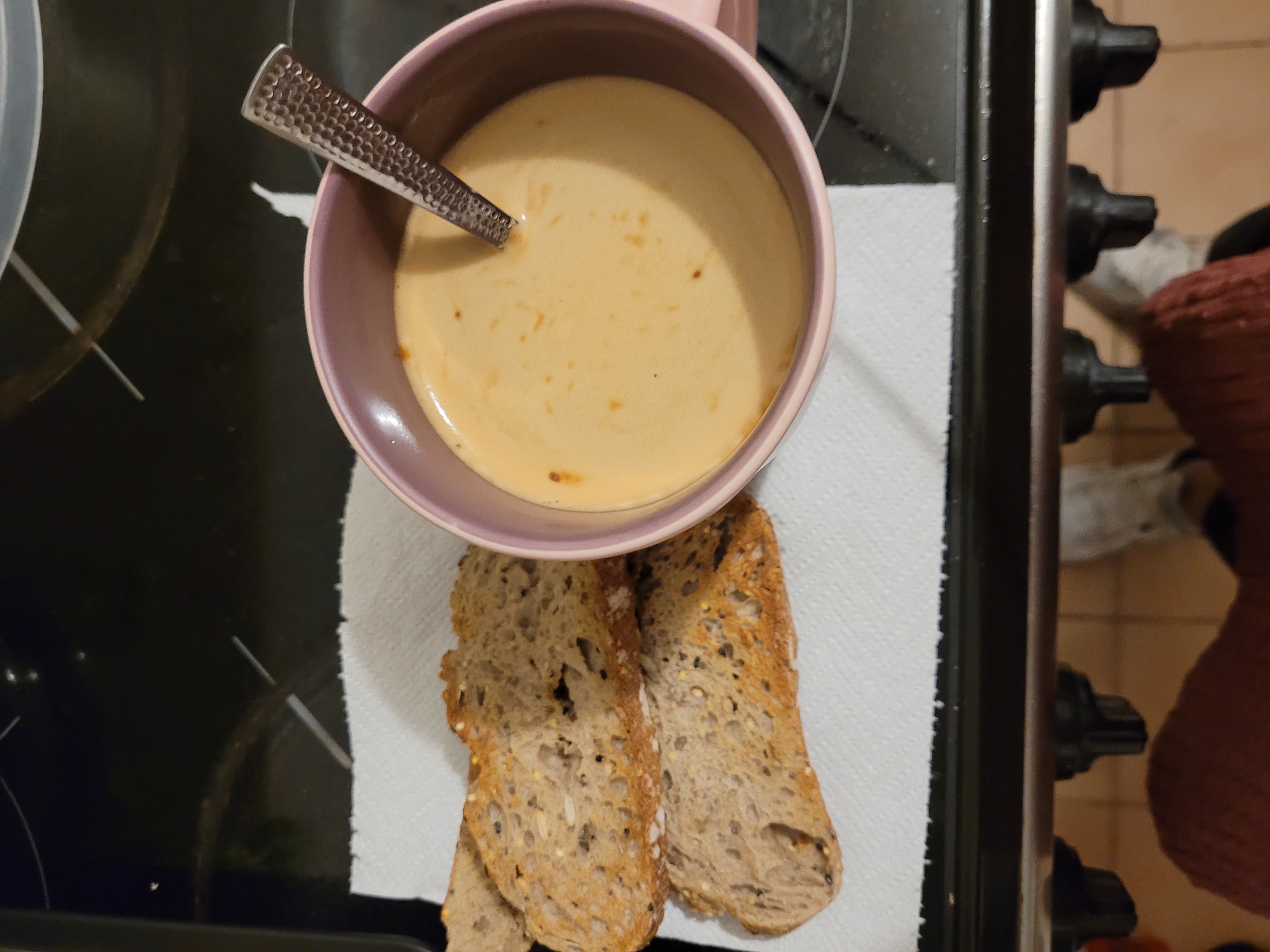 Soupe et pain aux graines