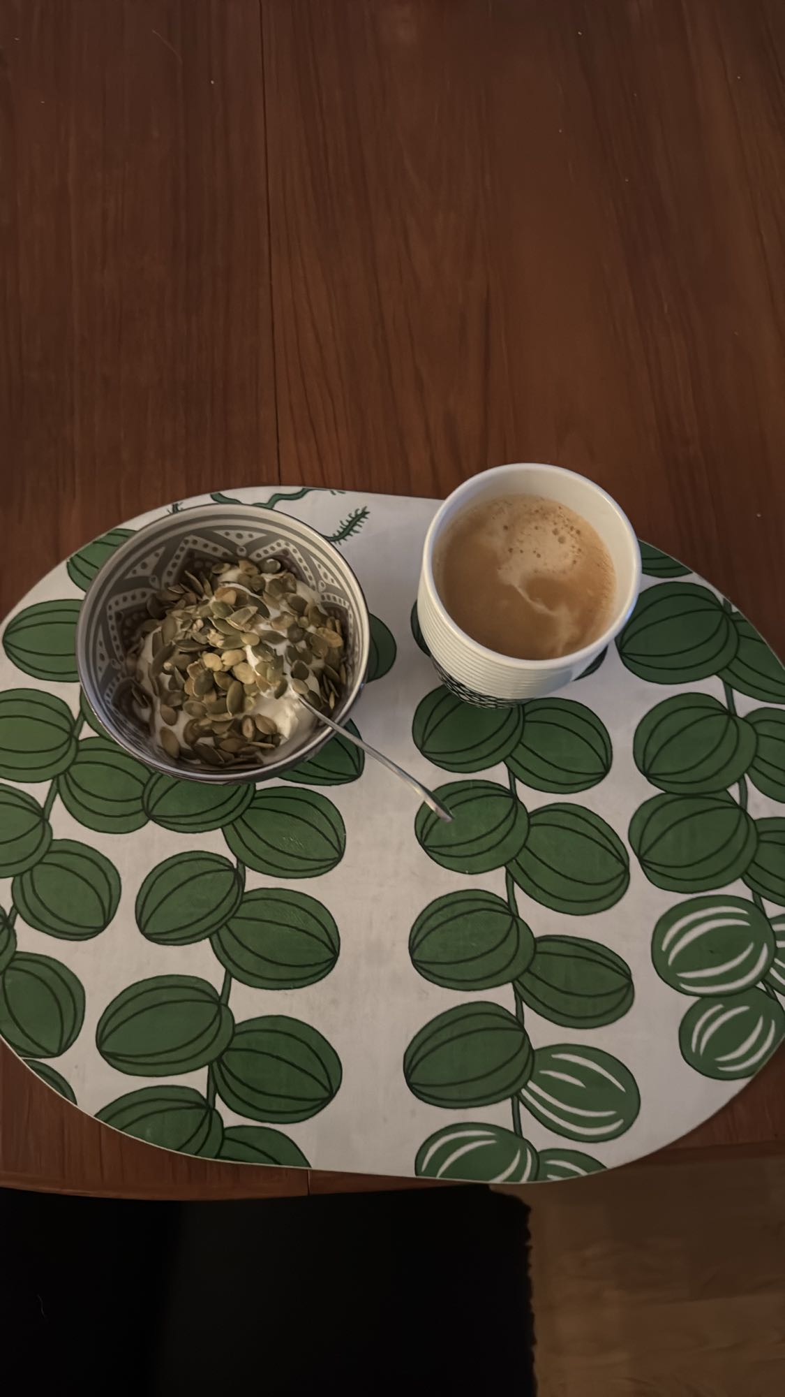 Kvarg med frön & kaffe