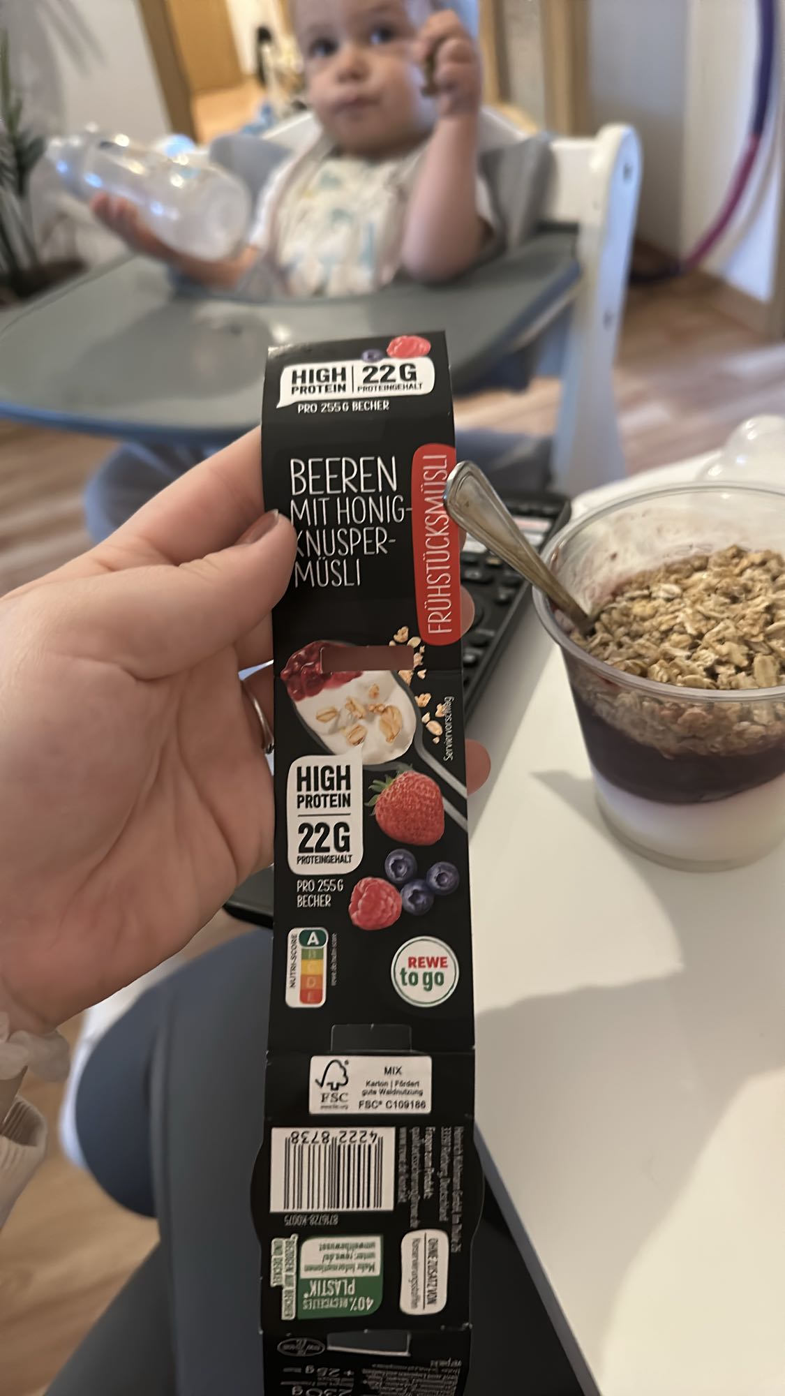 Beeren Honig Müsli
