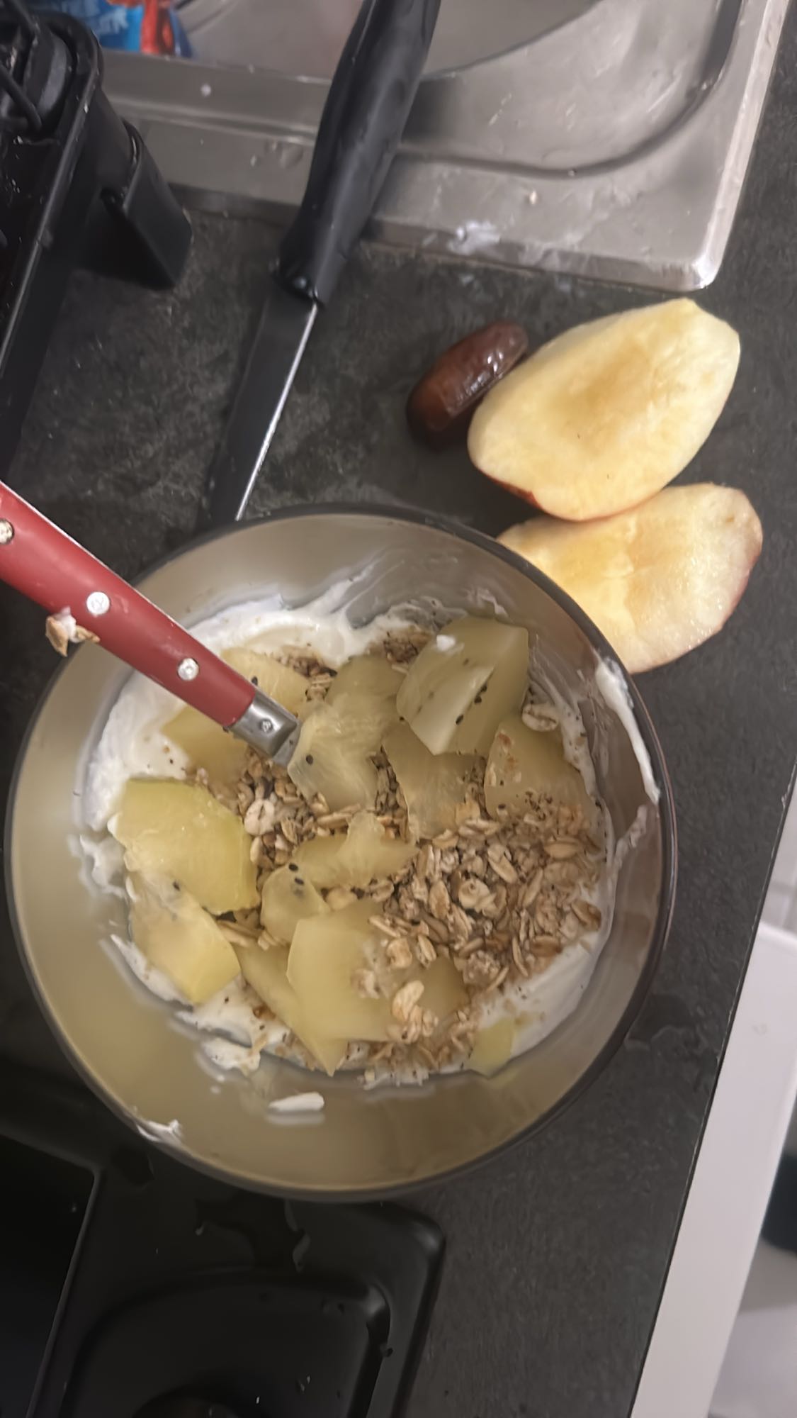 Bol yaourt et fruits