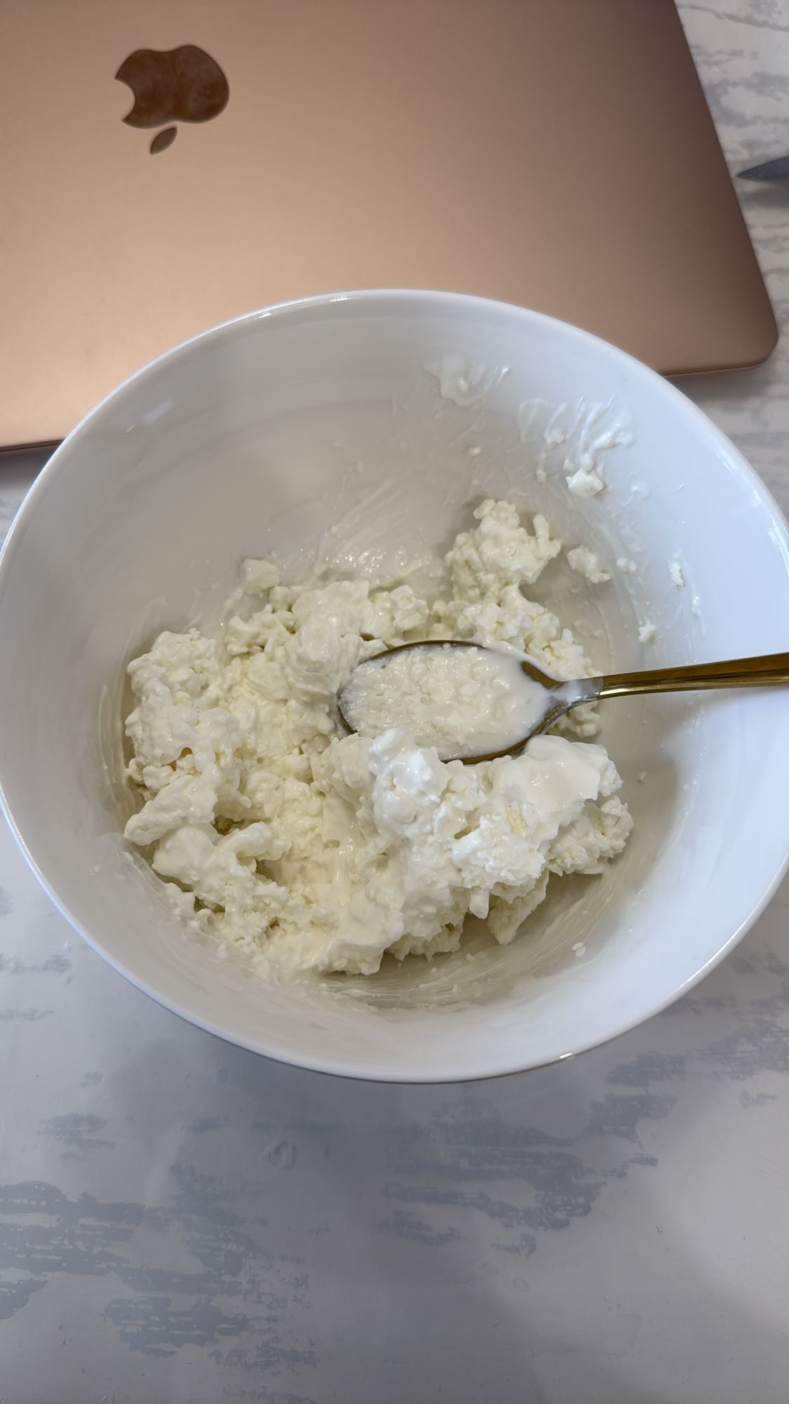 Творог со сметаной