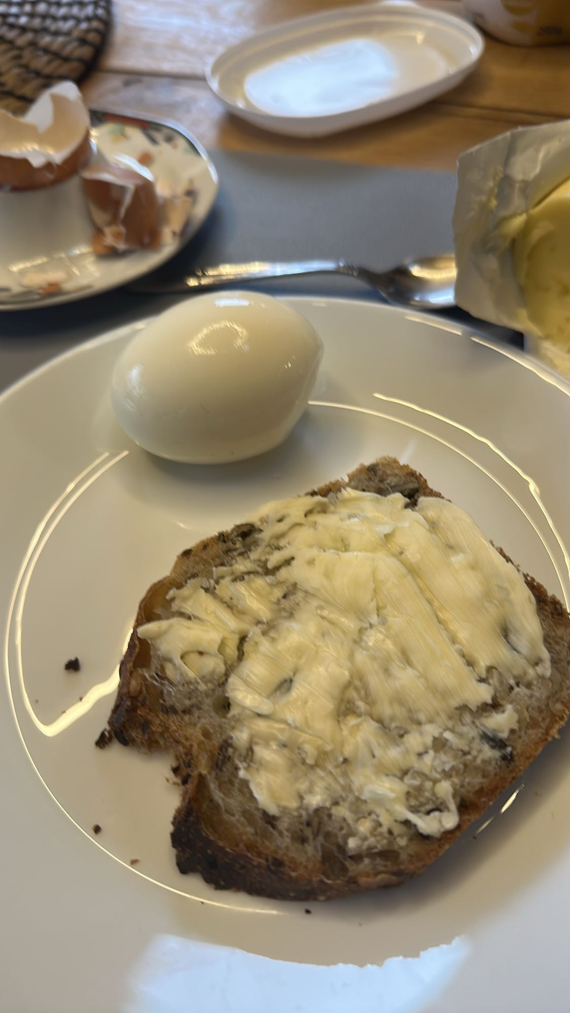 Boiled Egg & Butter Toast