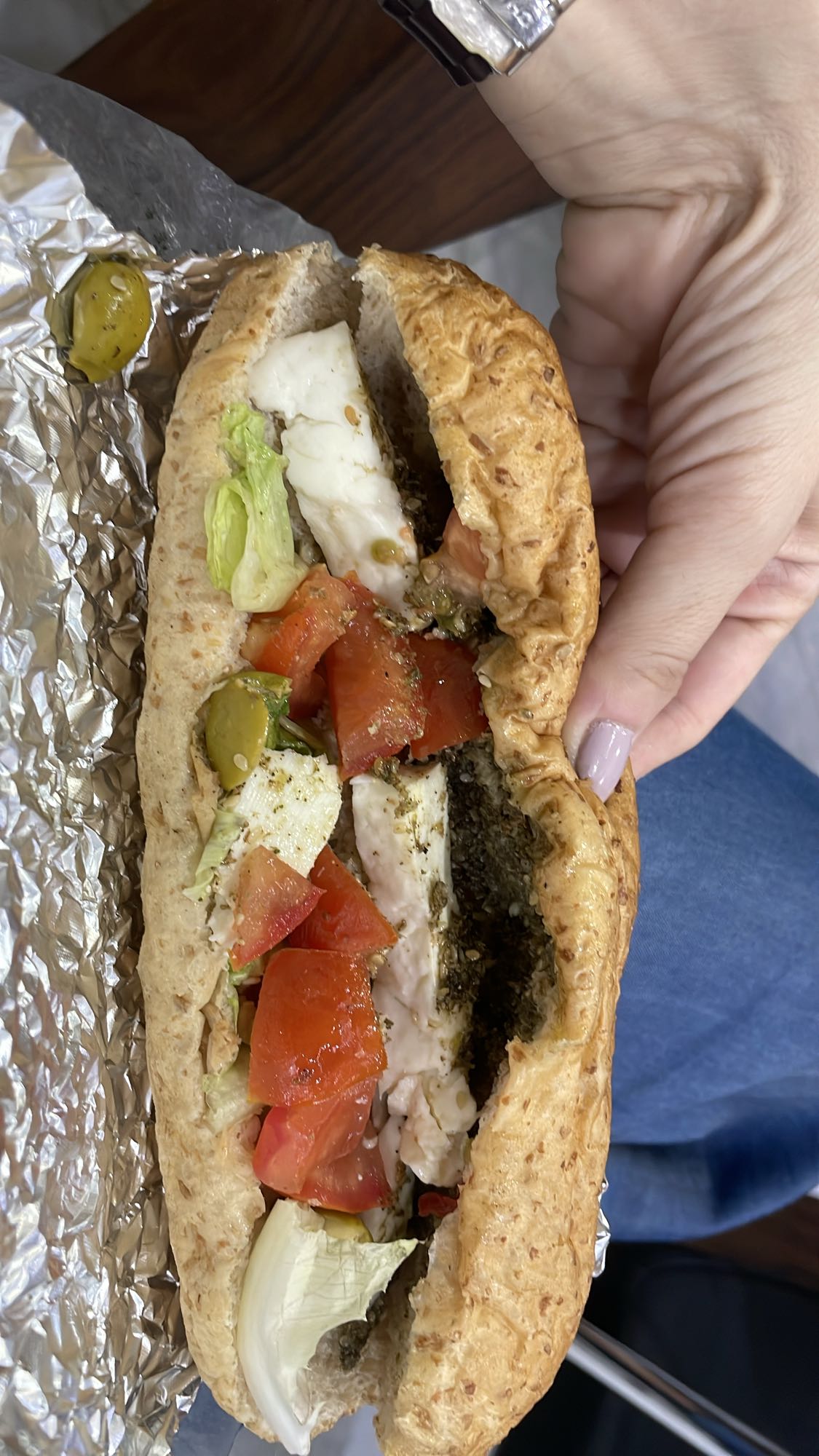 Vegetable cheese sandwich