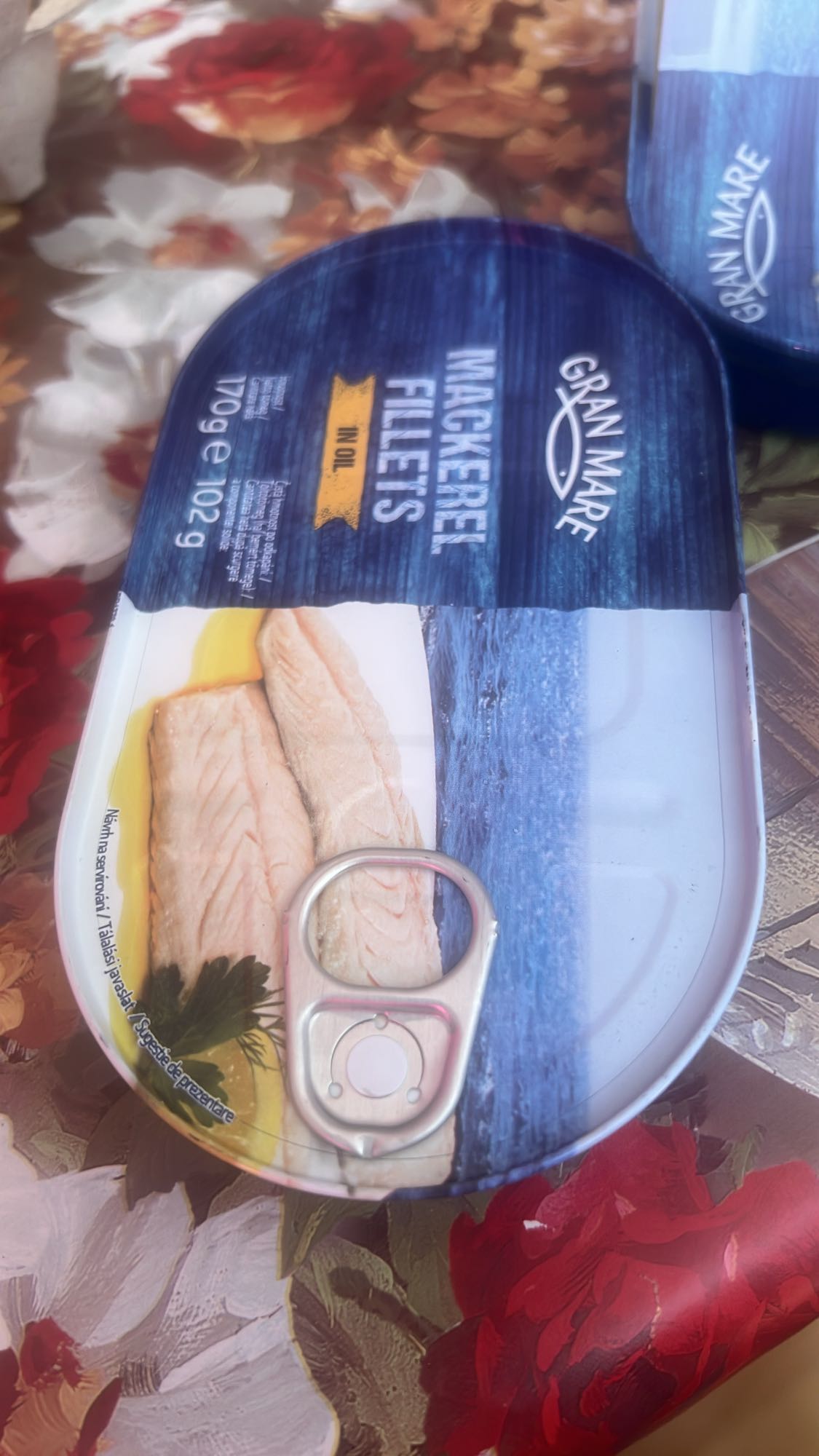 Filetes de caballa en aceite