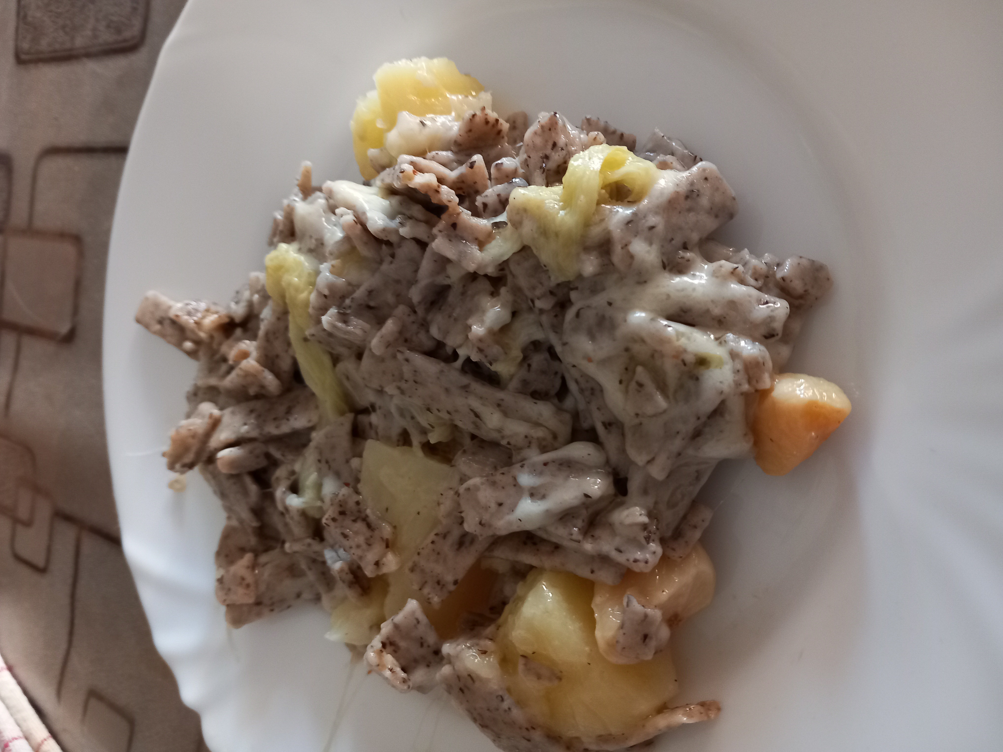 Pâtes au sarrasin et fromage