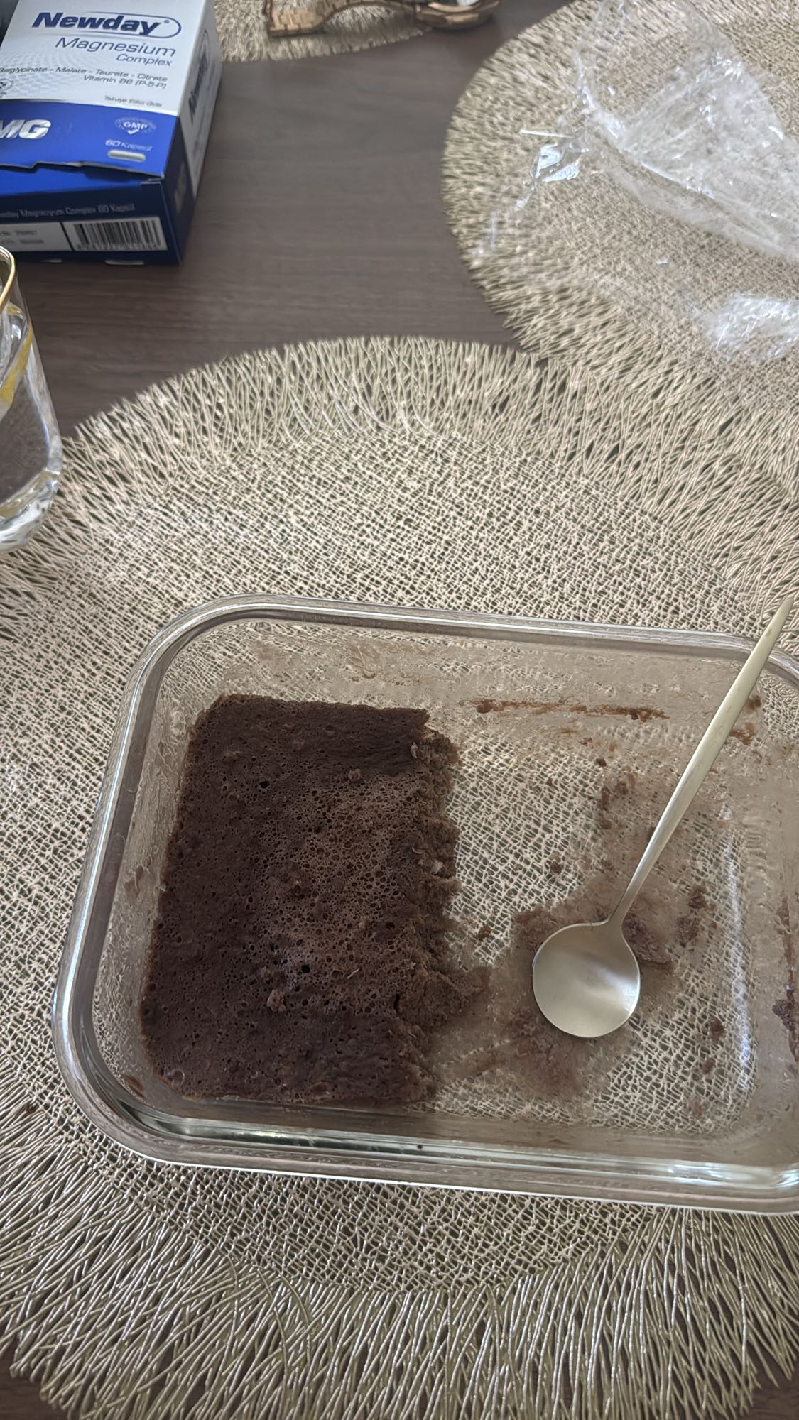 шоколадный кекс в микроволновке