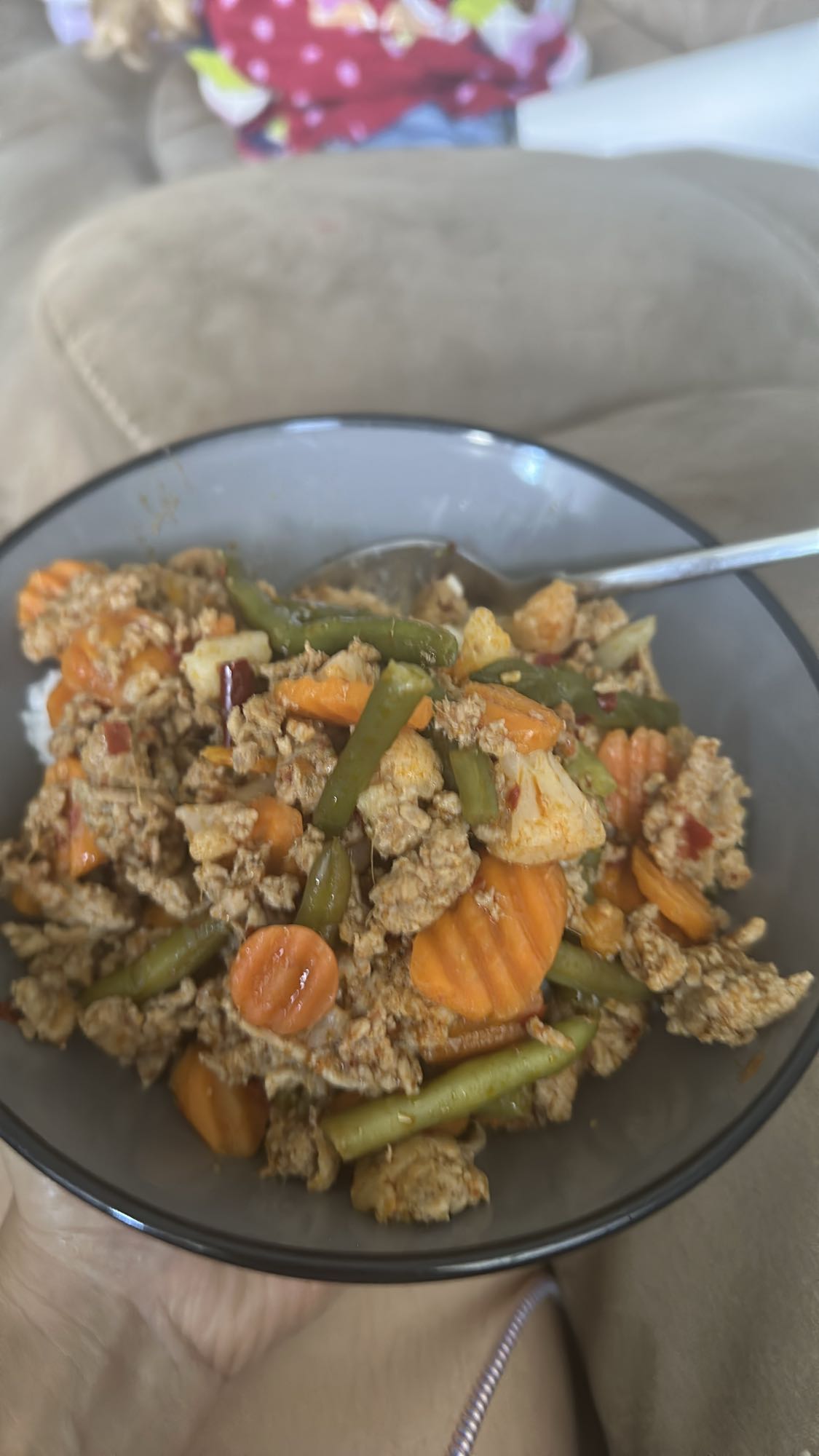 Gemüse-Hackfleisch-Pfanne