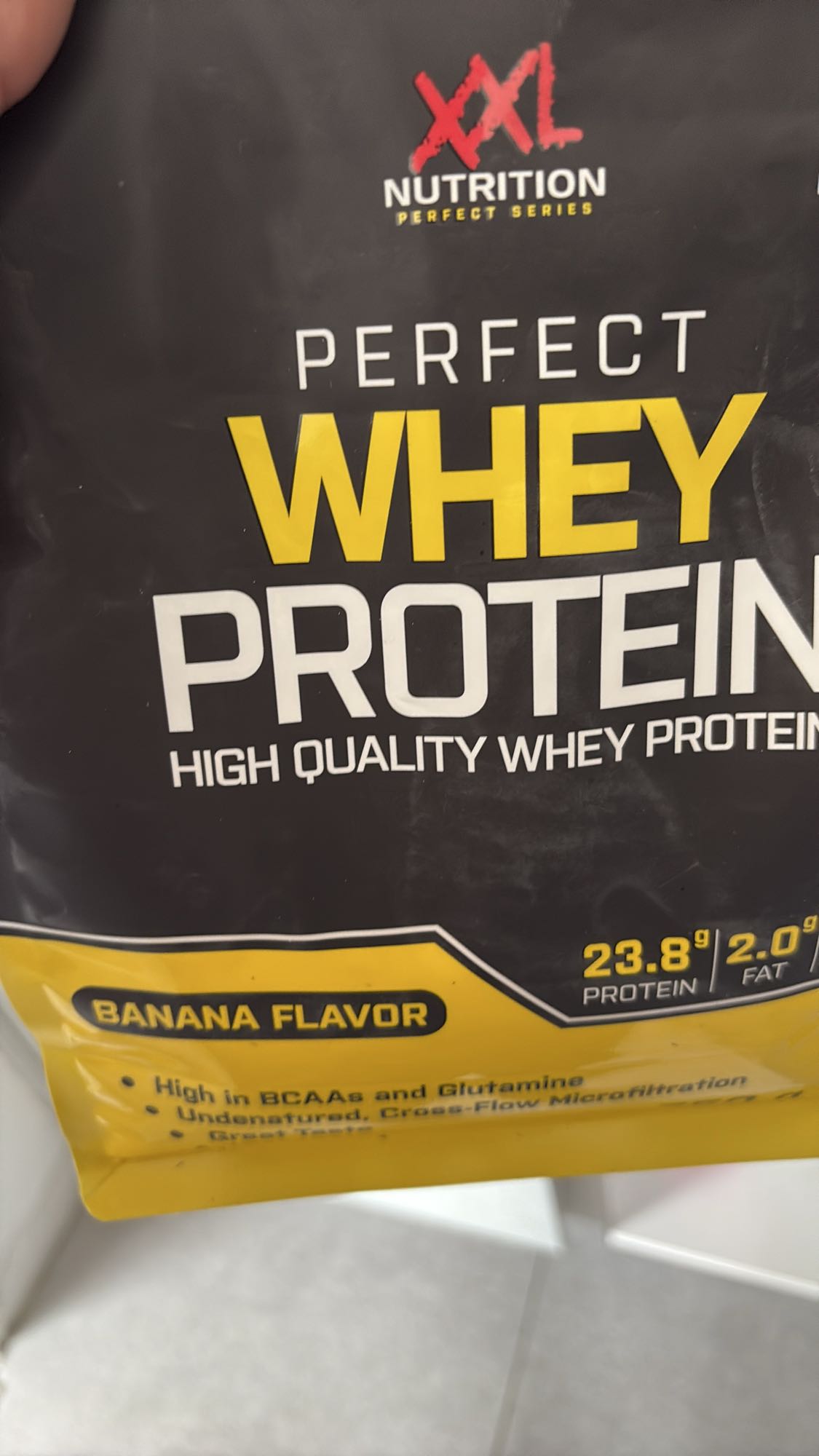 Whey eiwitshake banaan