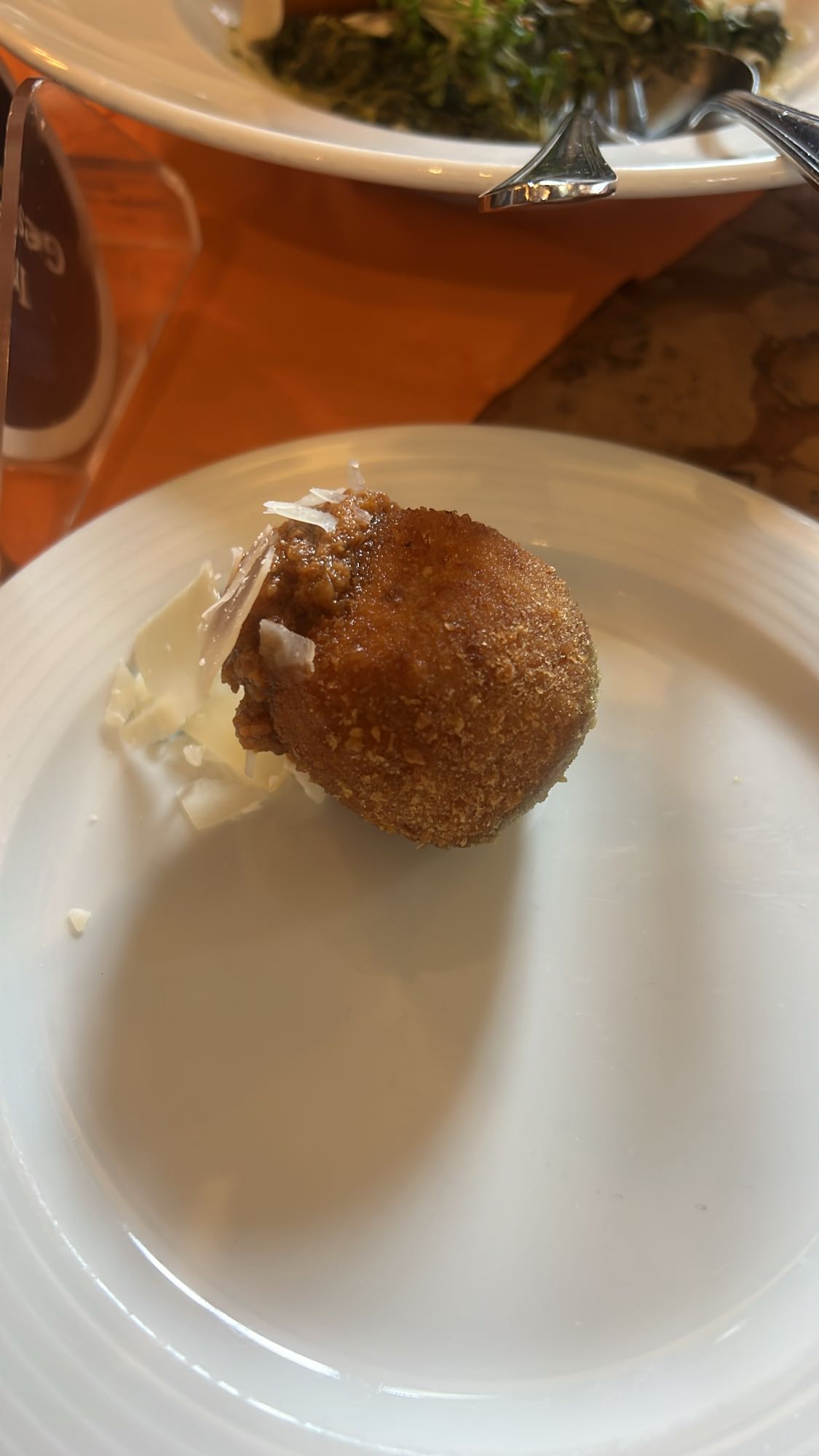 Arancini con queso
