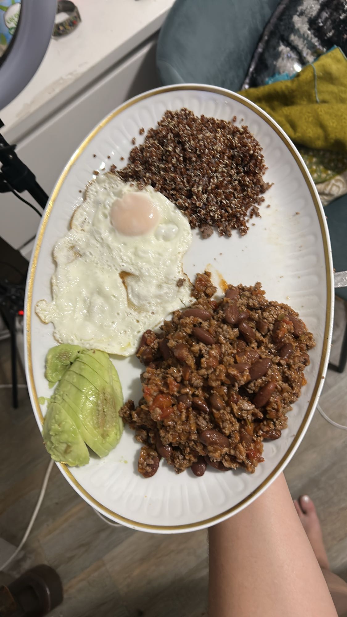 Assiette protéinée mixte