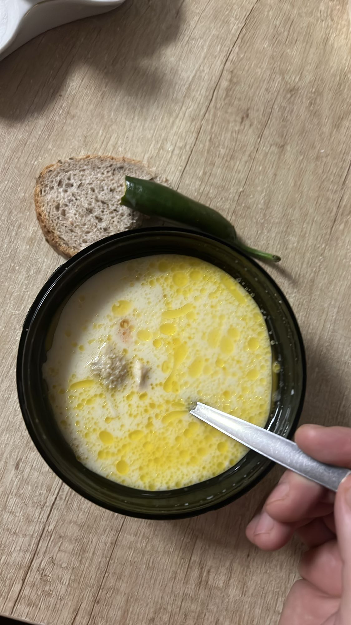 Supă de pui cu pâine