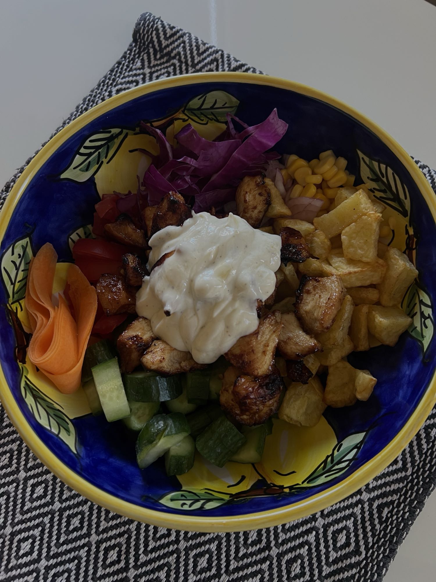 Grilled Chicken Veggie Bowl