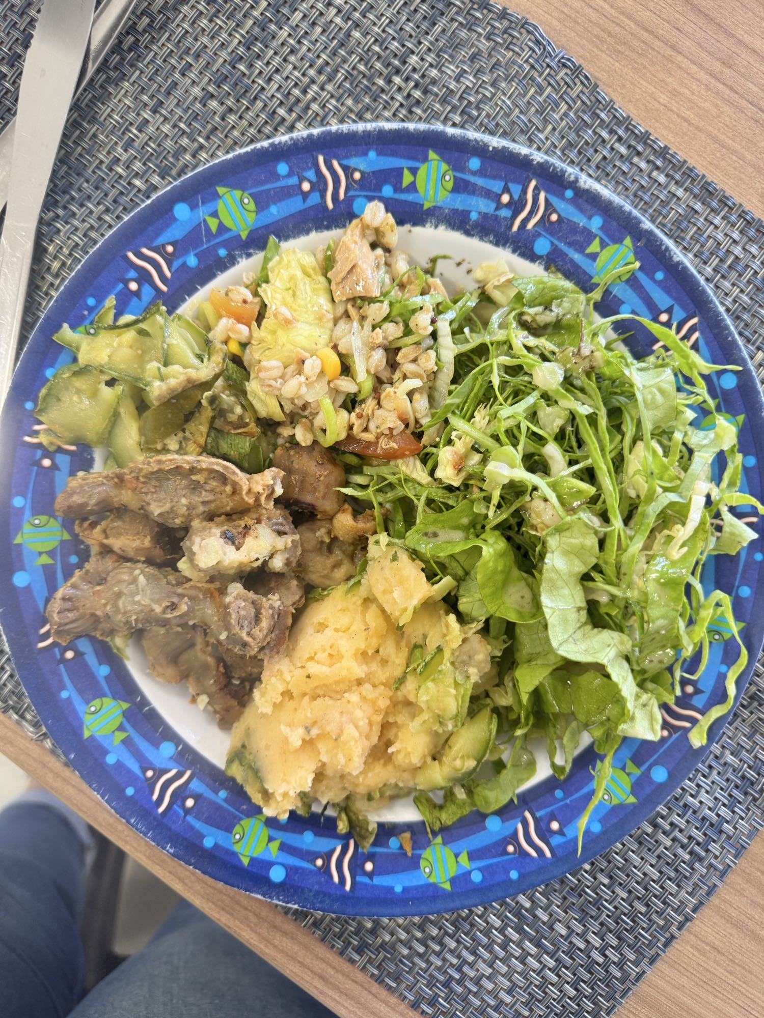 Prato variado saudável