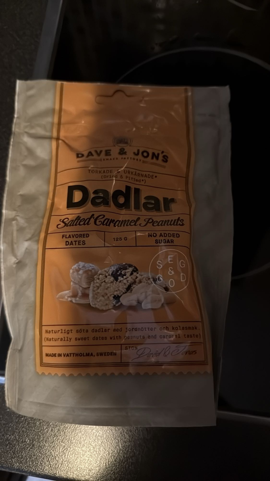 Dadlar Salted Caramel Jordnöt