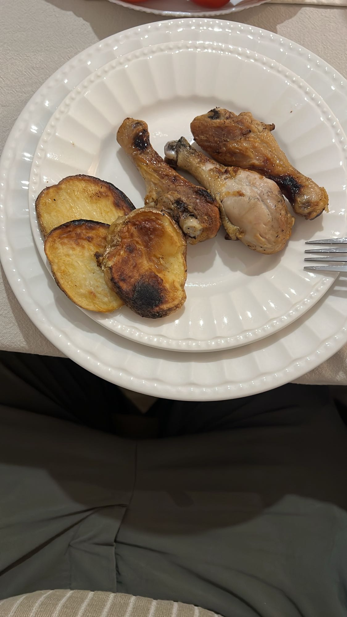 հավի բուդ և կարտոֆիլ