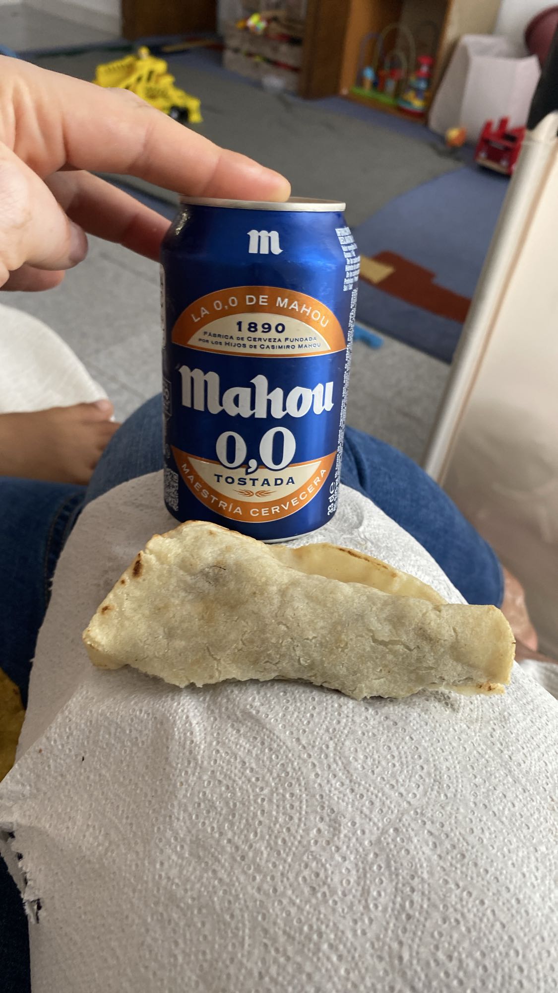 Arepa de maíz con frijoles