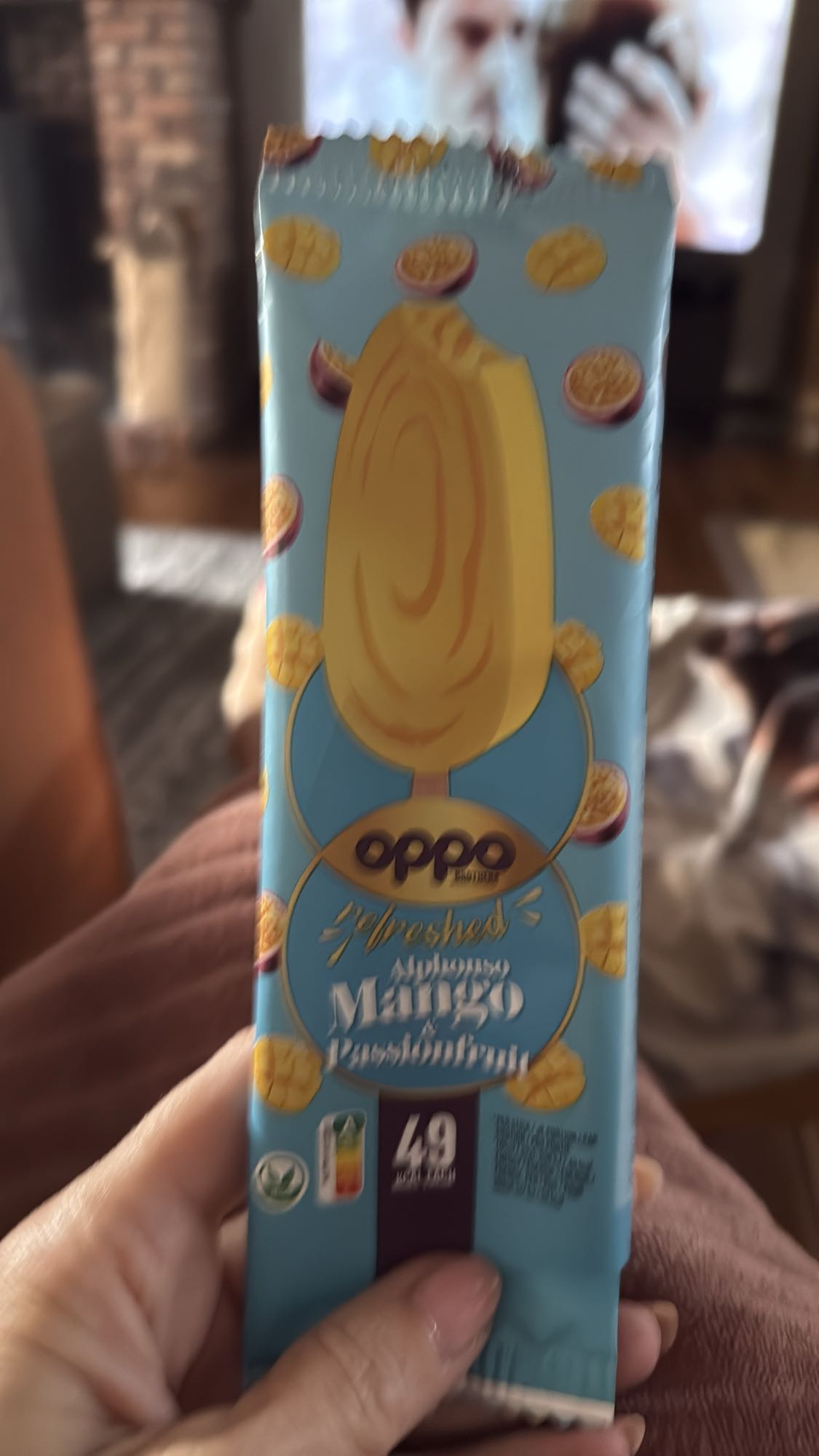 Mango passievrucht ijsje