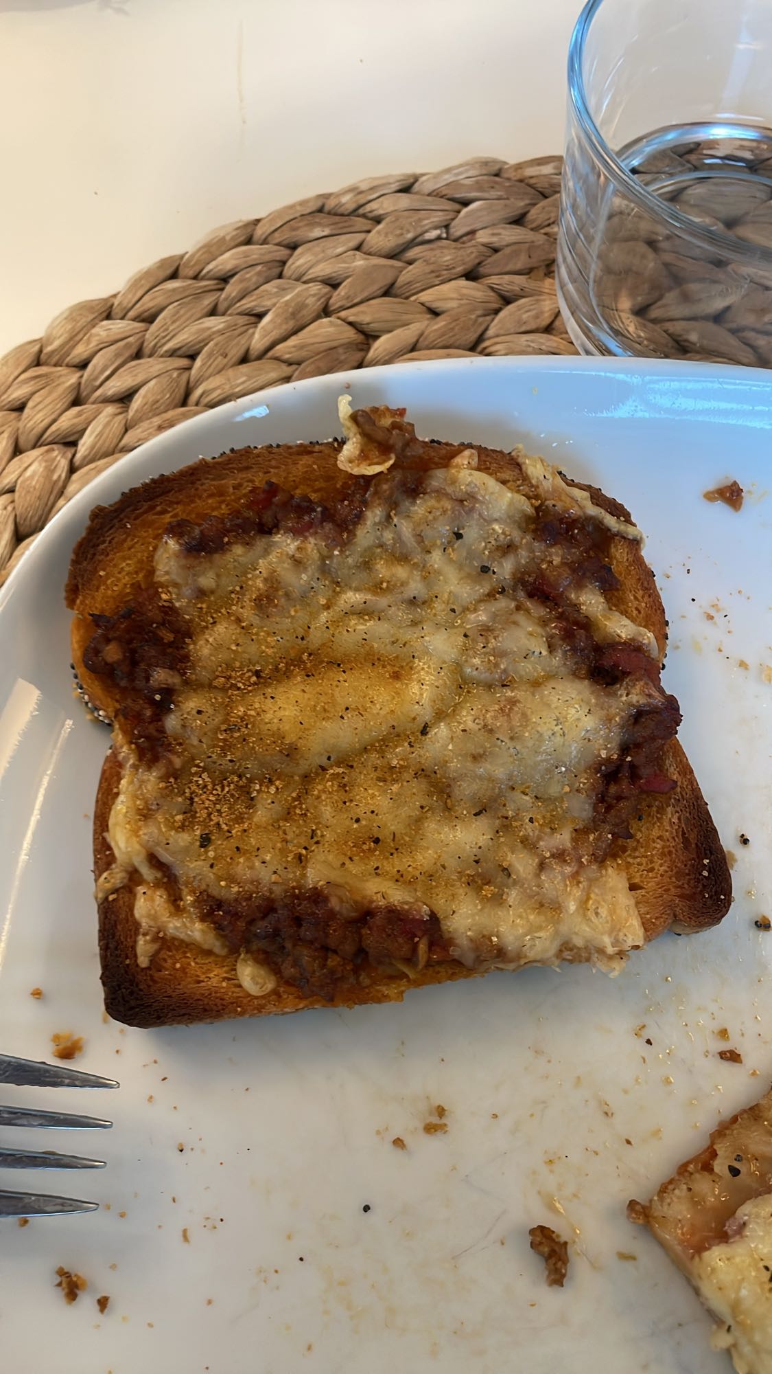 Toast med köttfärs & ost