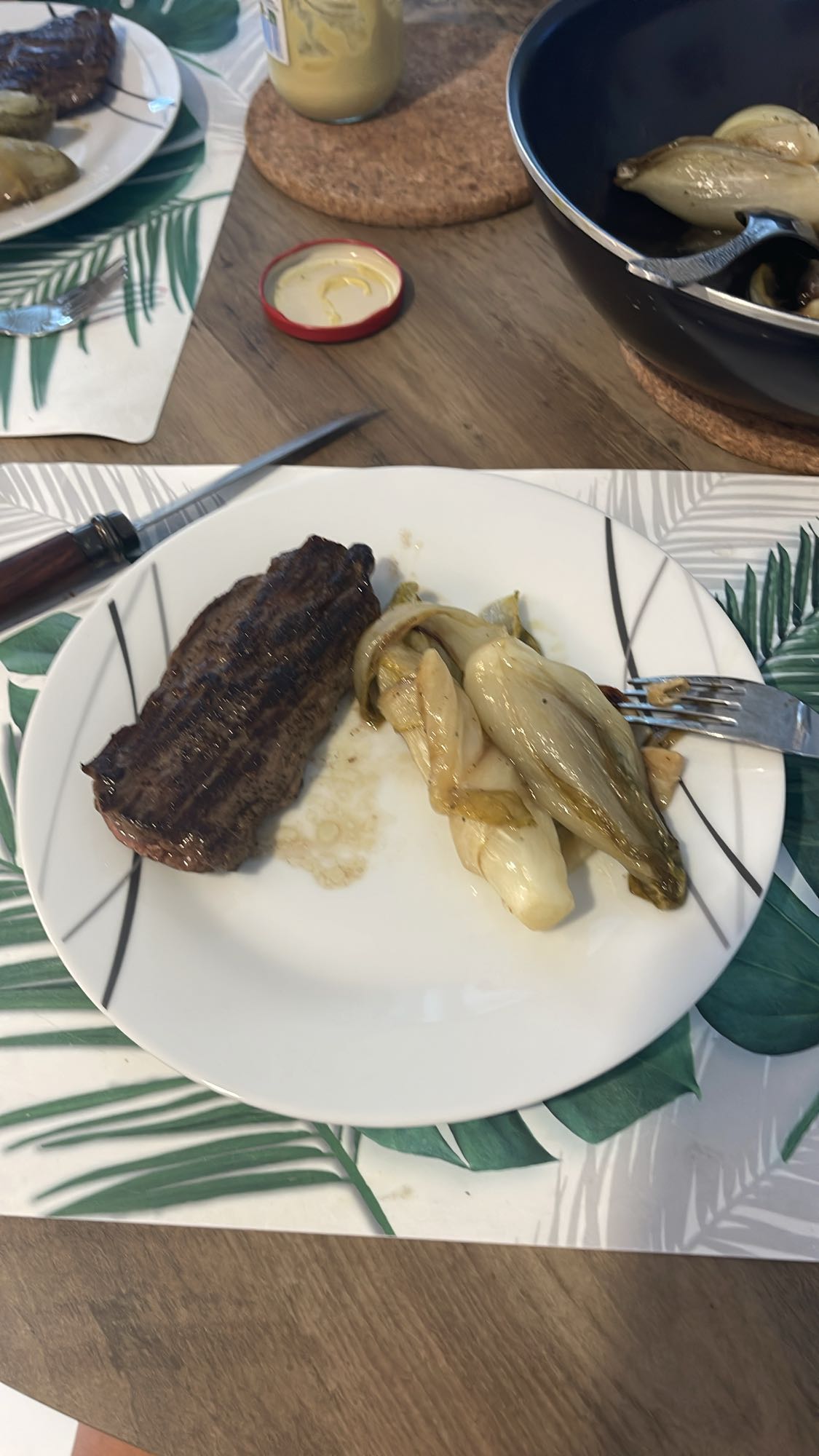 steak et endives