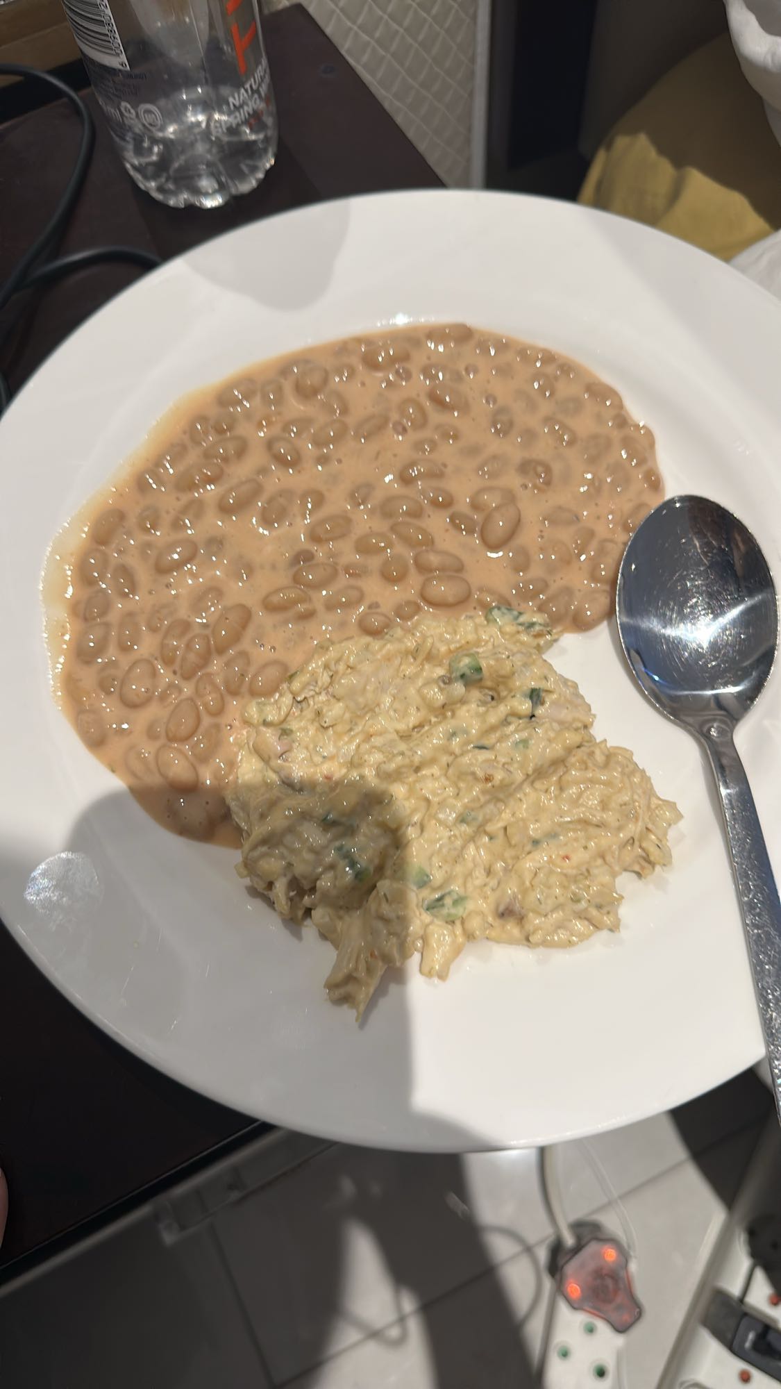 Beans and chicken salad