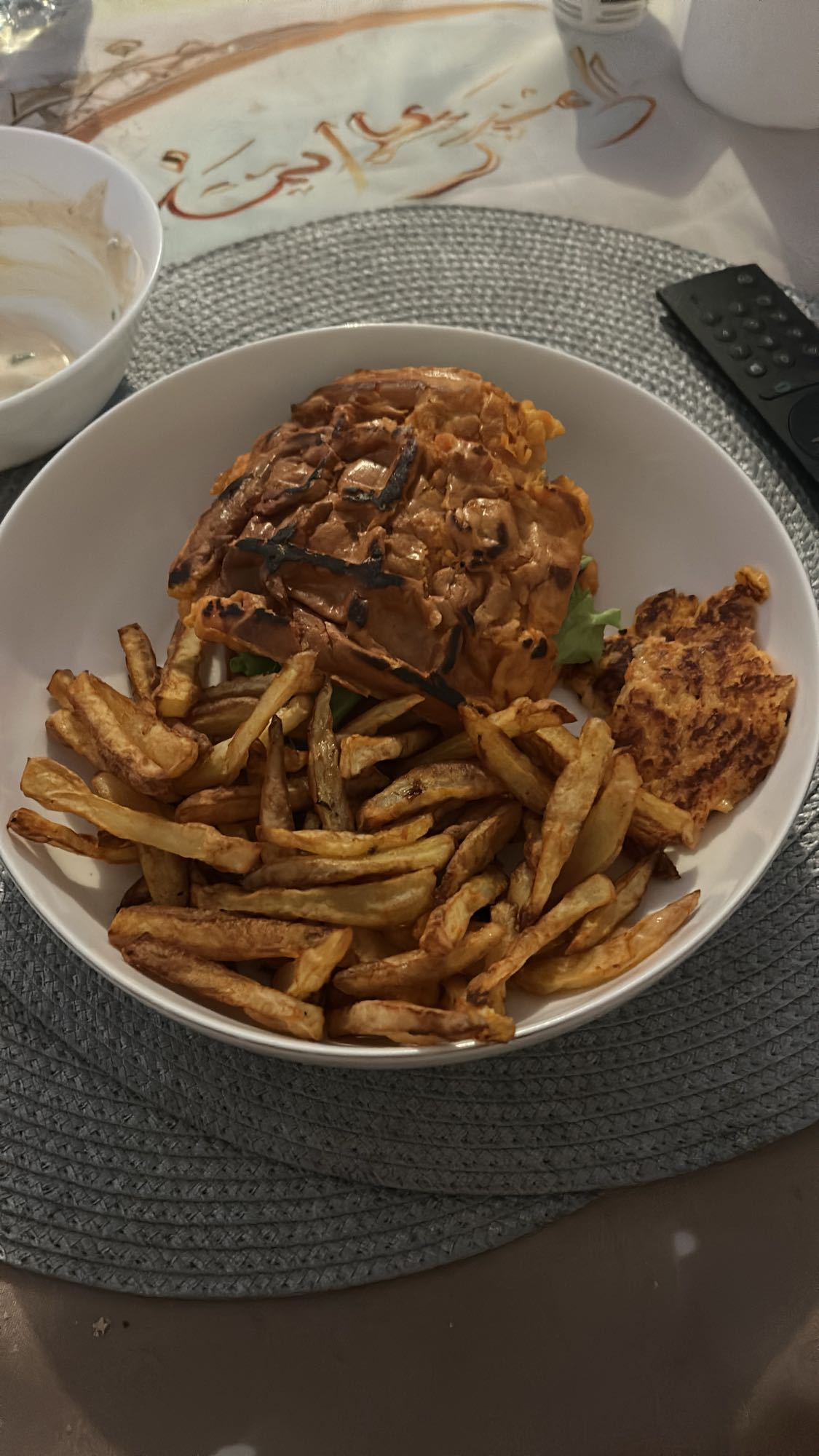 Burger et frites maison