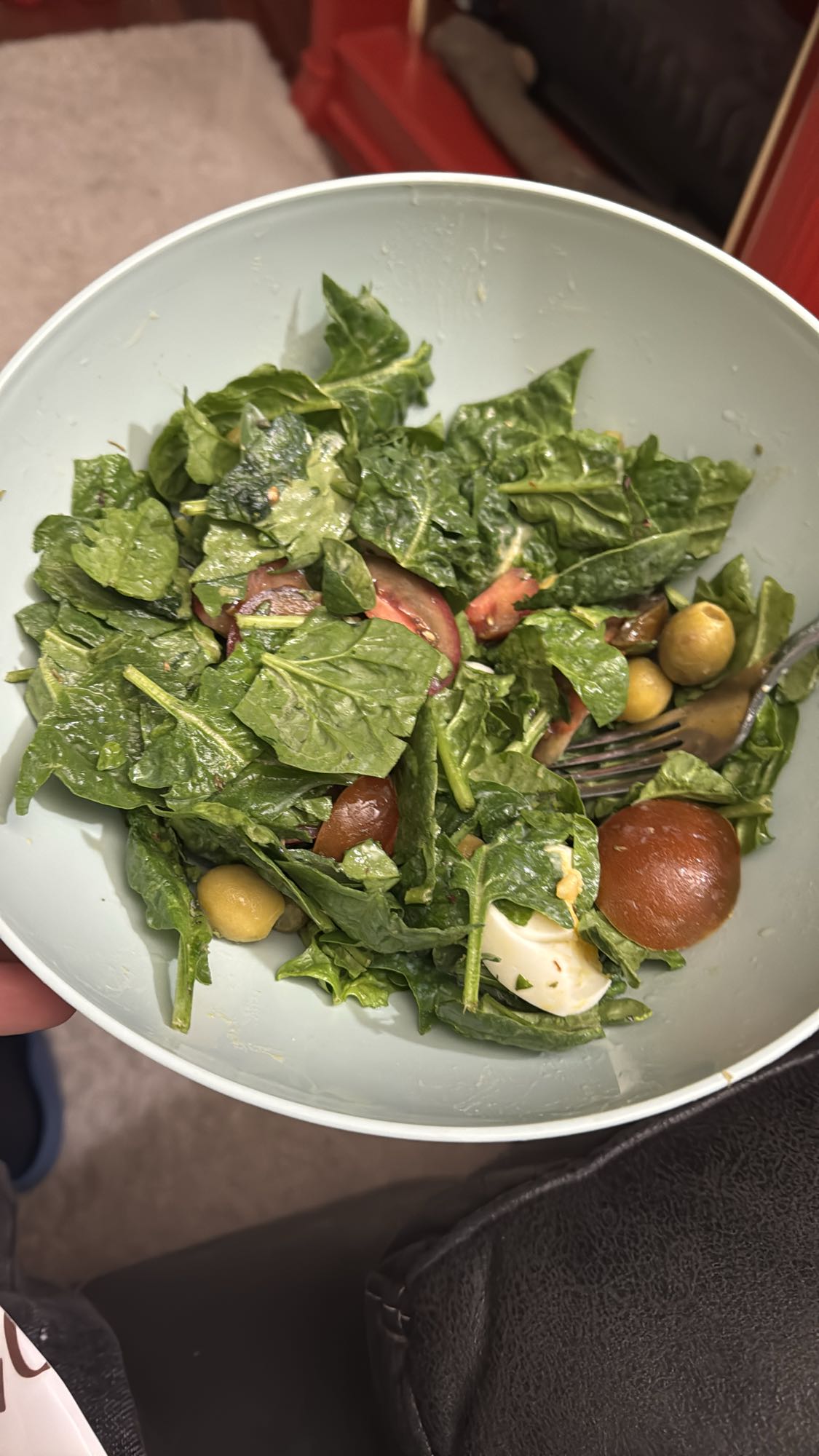 ensalada de espinaca