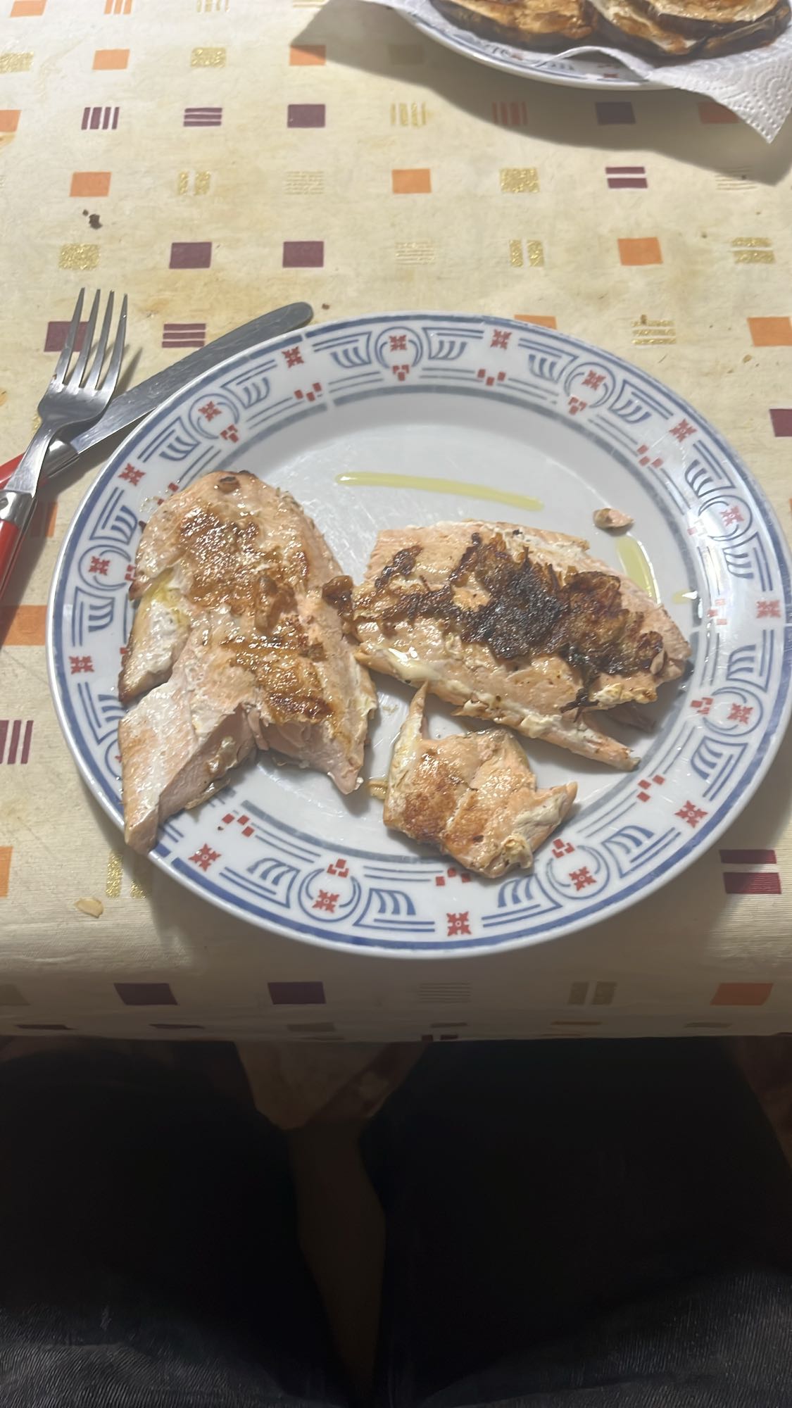 salmón a la plancha