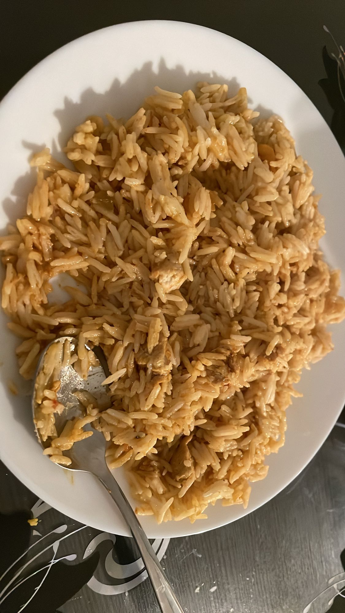 Kycklingris med tomatsås