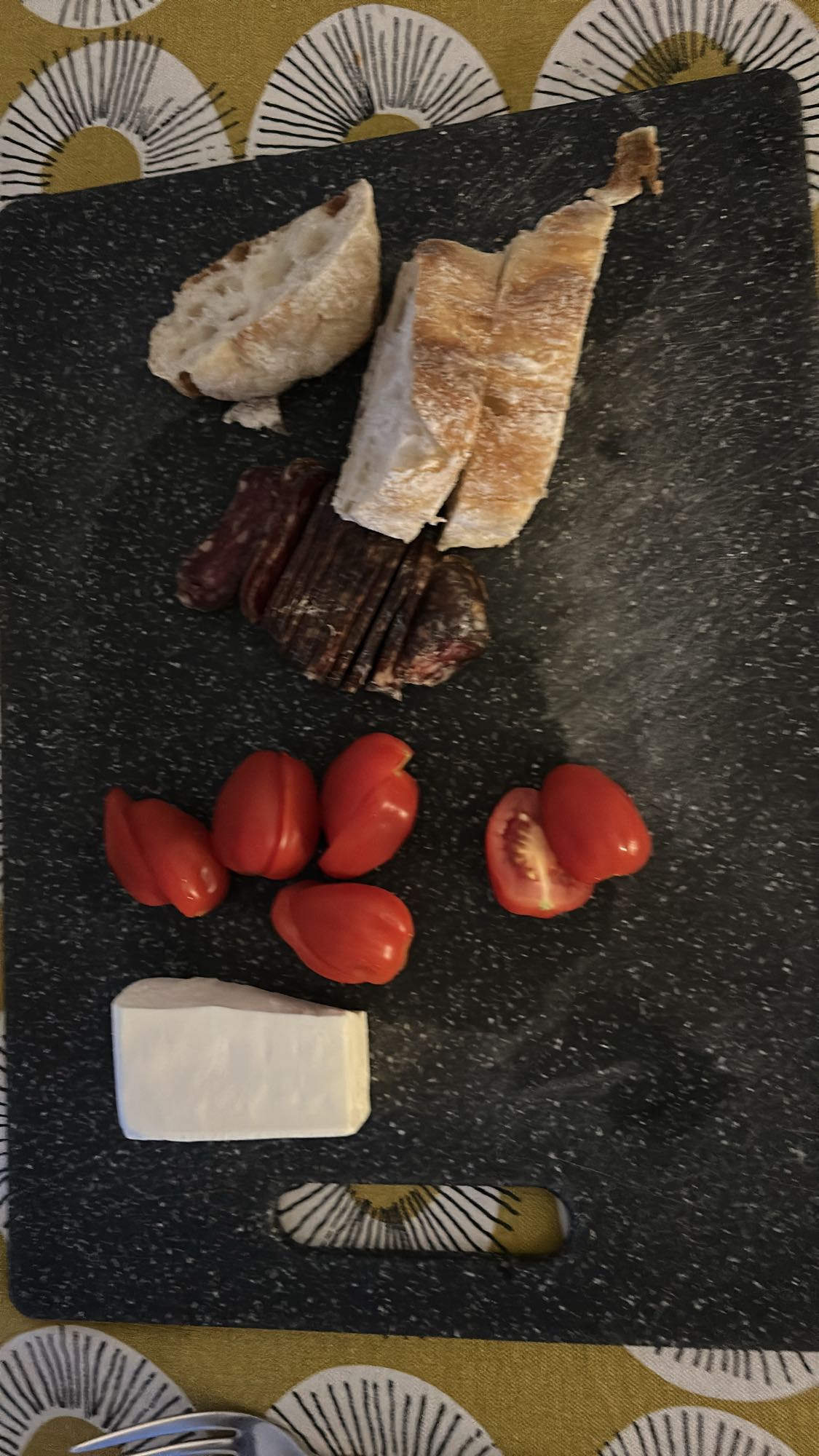 Cheese, Meat & Bread Plate